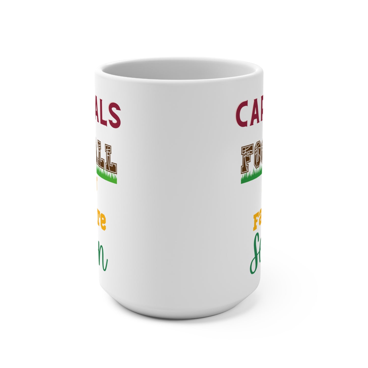 Cardinals Football Is My Favorite Season Mug Funny Arizona Fan Gift for NFL Lovers Game Day Coffee or Fall Tailgate Cup
