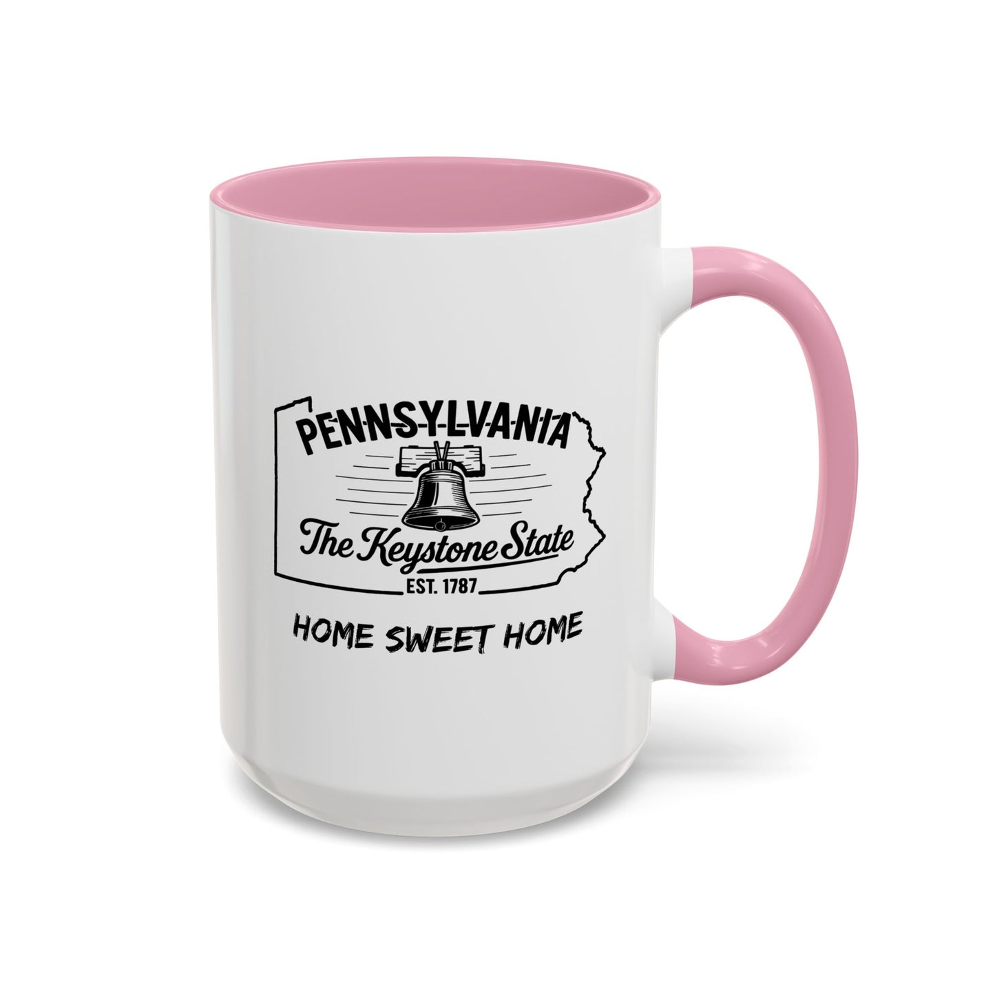 Pennsylvania Home Sweet Home Mug State Pride Coffee Cup with Color Options Gift for Locals Travelers Housewarming Coffee Lover