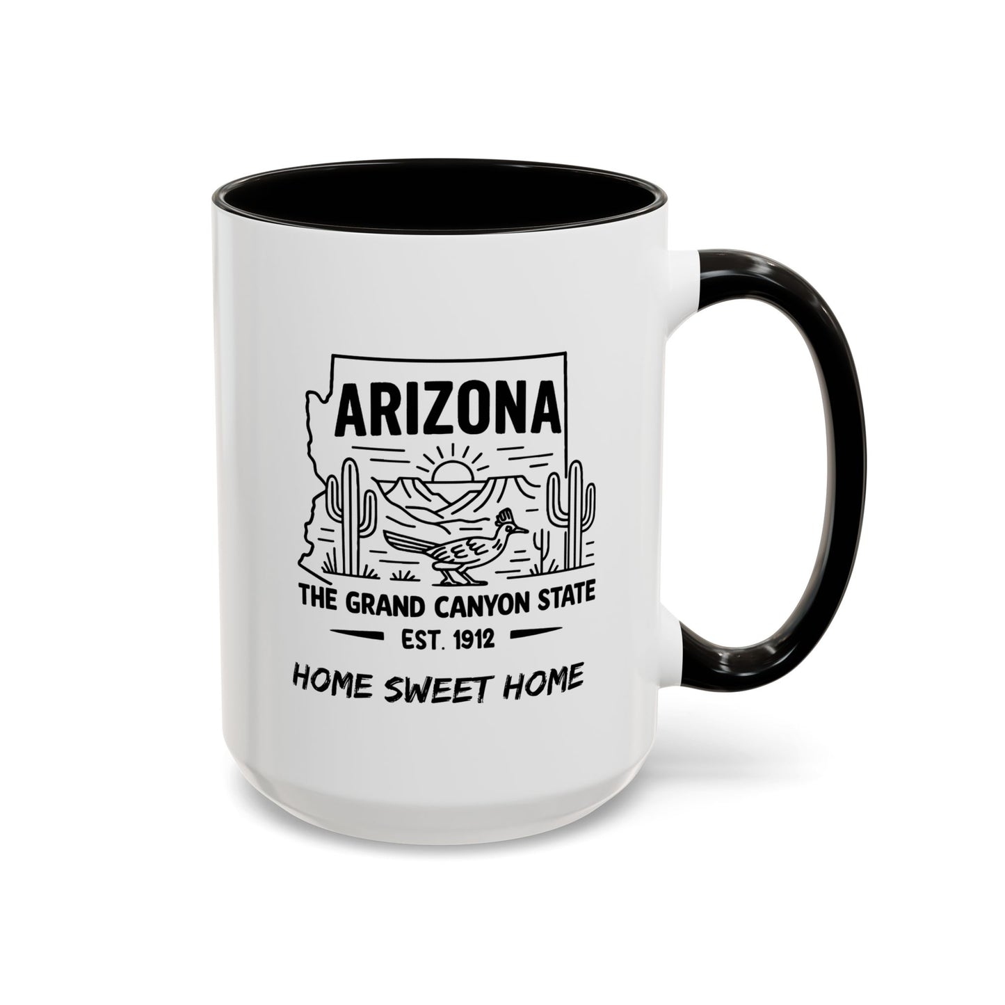 Arizona Home Sweet Home Mug State Pride Coffee Cup with Color Options Gift for Locals Travelers Housewarming Coffee Lover