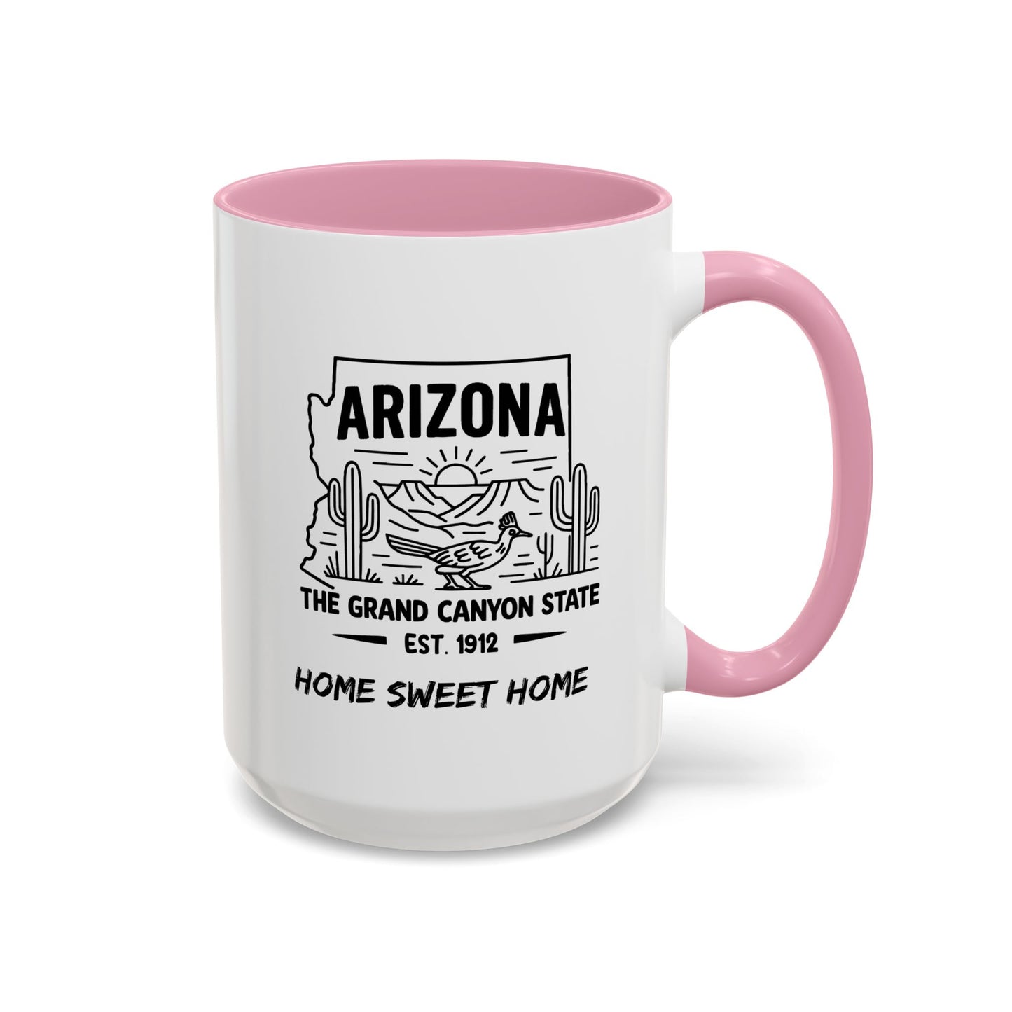 Arizona Home Sweet Home Mug State Pride Coffee Cup with Color Options Gift for Locals Travelers Housewarming Coffee Lover