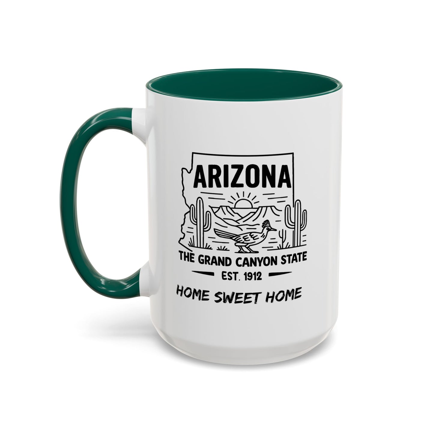 Arizona Home Sweet Home Mug State Pride Coffee Cup with Color Options Gift for Locals Travelers Housewarming Coffee Lover