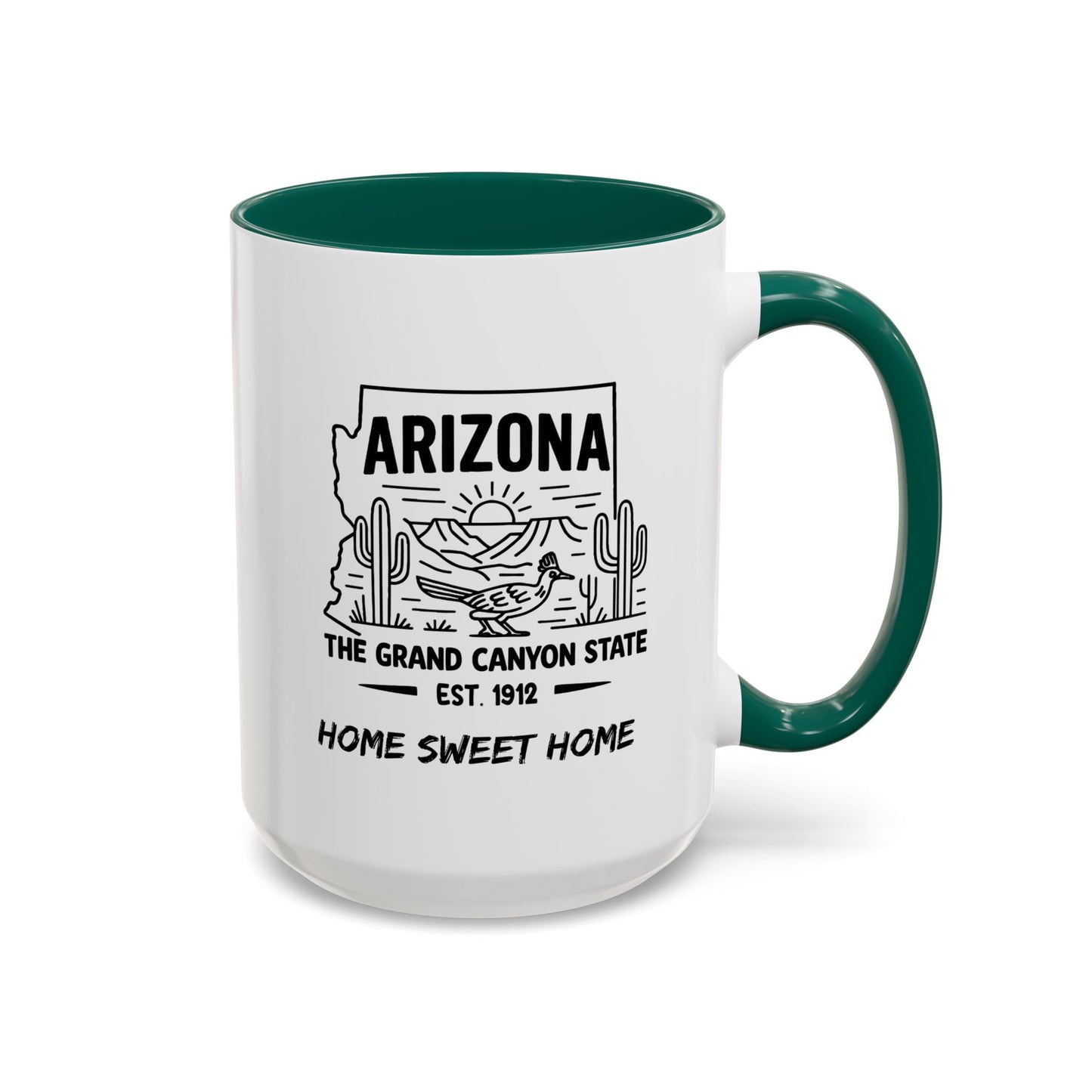 Arizona Home Sweet Home Mug State Pride Coffee Cup with Color Options Gift for Locals Travelers Housewarming Coffee Lover