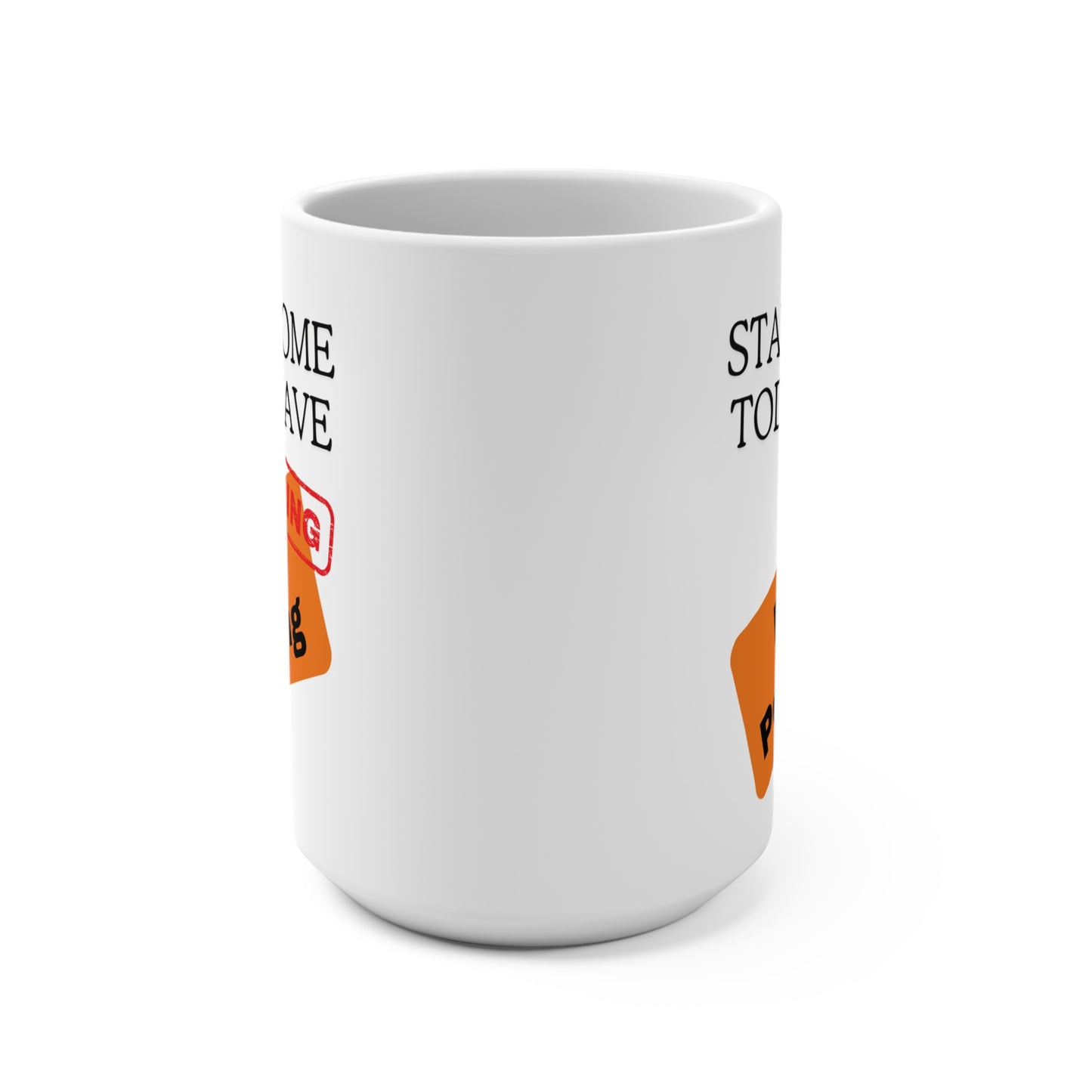 Staying Home Today I Have Mood Poisoning Mug Funny Sarcastic Quote Coffee Cup for Home Office Humor Gift Idea for Coworker or Friend
