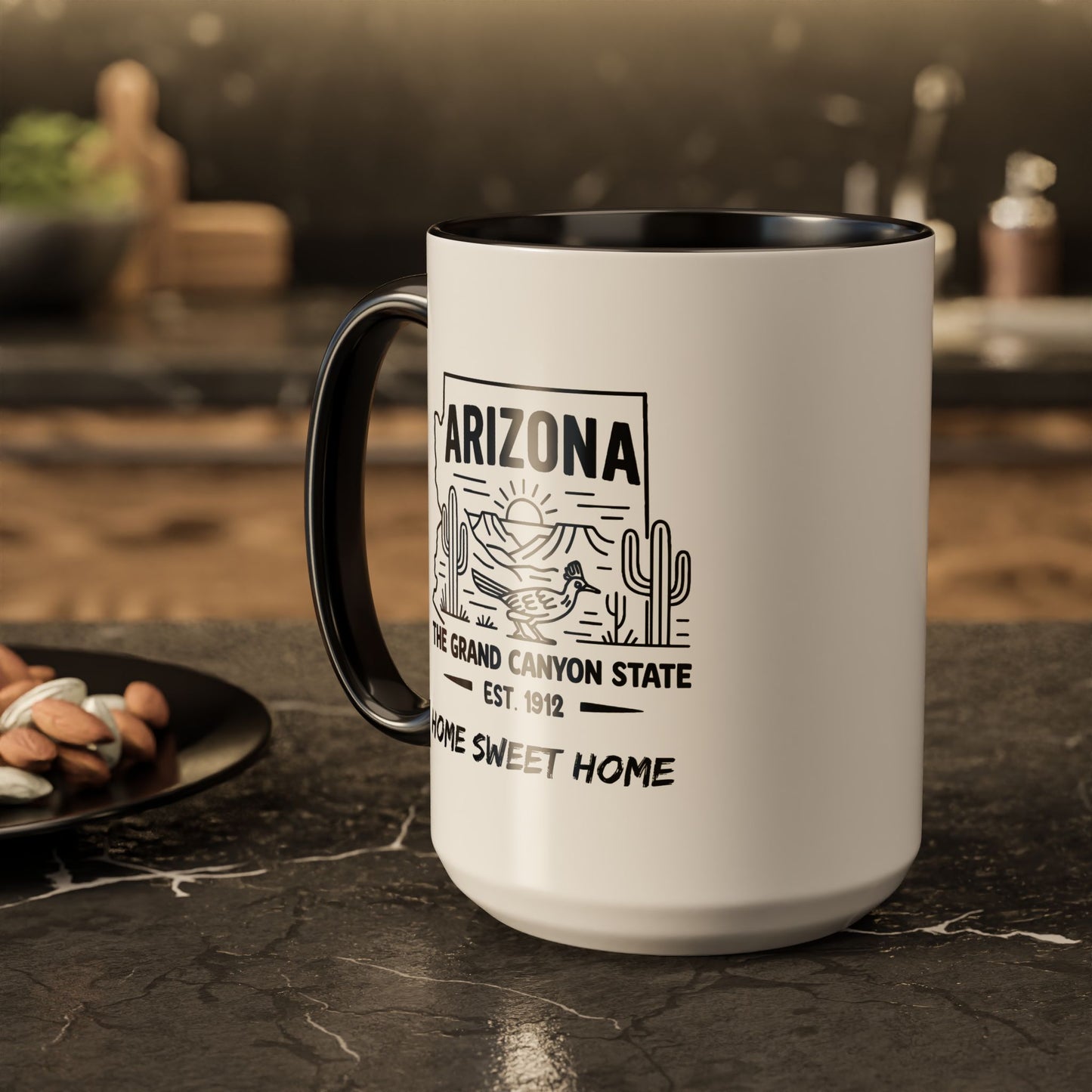 Arizona Home Sweet Home Mug State Pride Coffee Cup with Color Options Gift for Locals Travelers Housewarming Coffee Lover