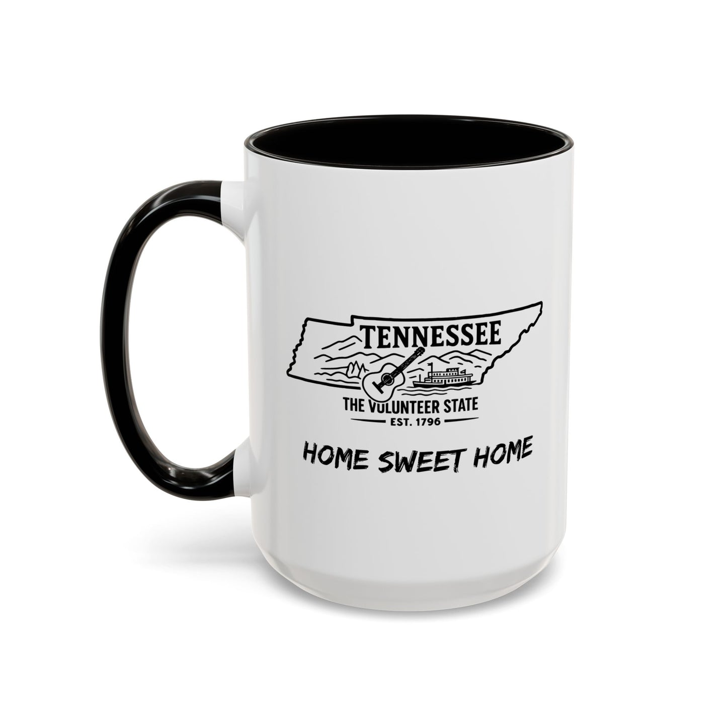 Tennessee Home Sweet Home Mug State Pride Coffee Cup with Color Options Gift for Locals Travelers Housewarming Coffee Lover