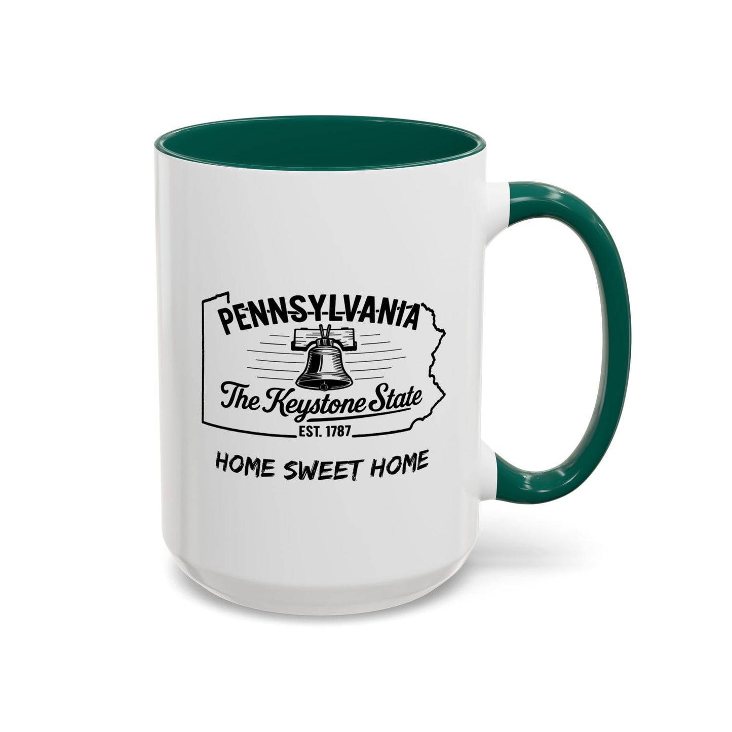 Pennsylvania Home Sweet Home Mug State Pride Coffee Cup with Color Options Gift for Locals Travelers Housewarming Coffee Lover