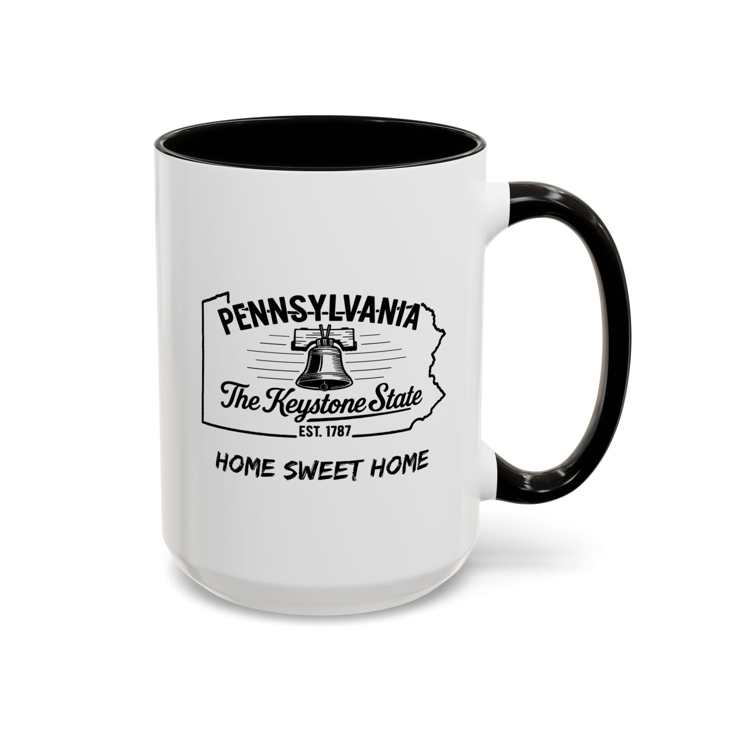 Pennsylvania Home Sweet Home Mug State Pride Coffee Cup with Color Options Gift for Locals Travelers Housewarming Coffee Lover