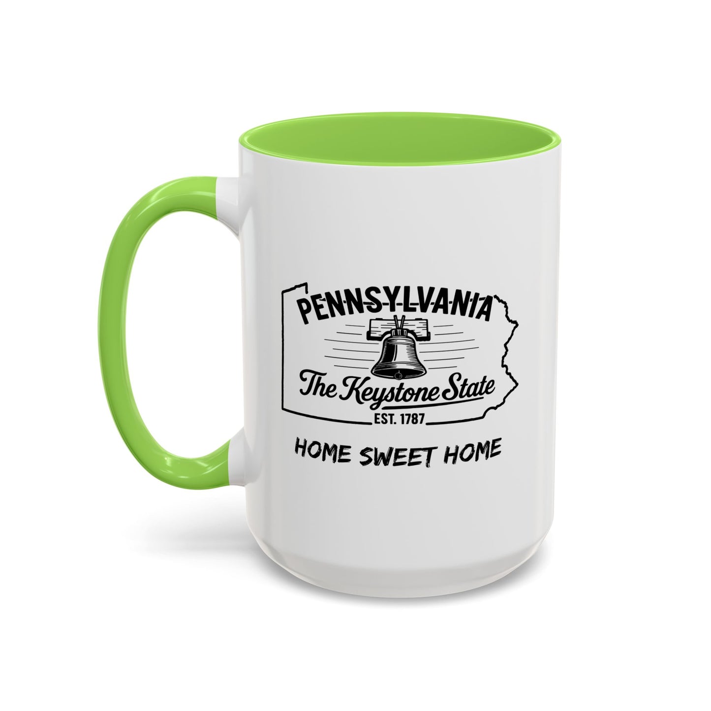 Pennsylvania Home Sweet Home Mug State Pride Coffee Cup with Color Options Gift for Locals Travelers Housewarming Coffee Lover