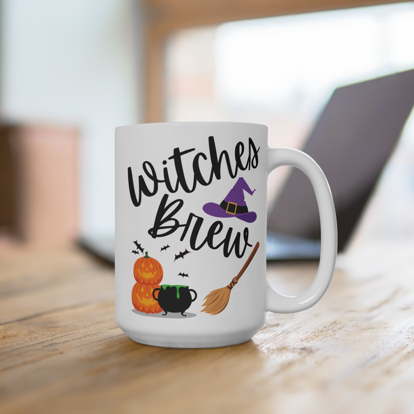 Witches Brew Mug Cute Halloween Coffee Cup Witchy Fall Gift for Spooky Season Lovers Magic Morning Tea or Potion Drinkers