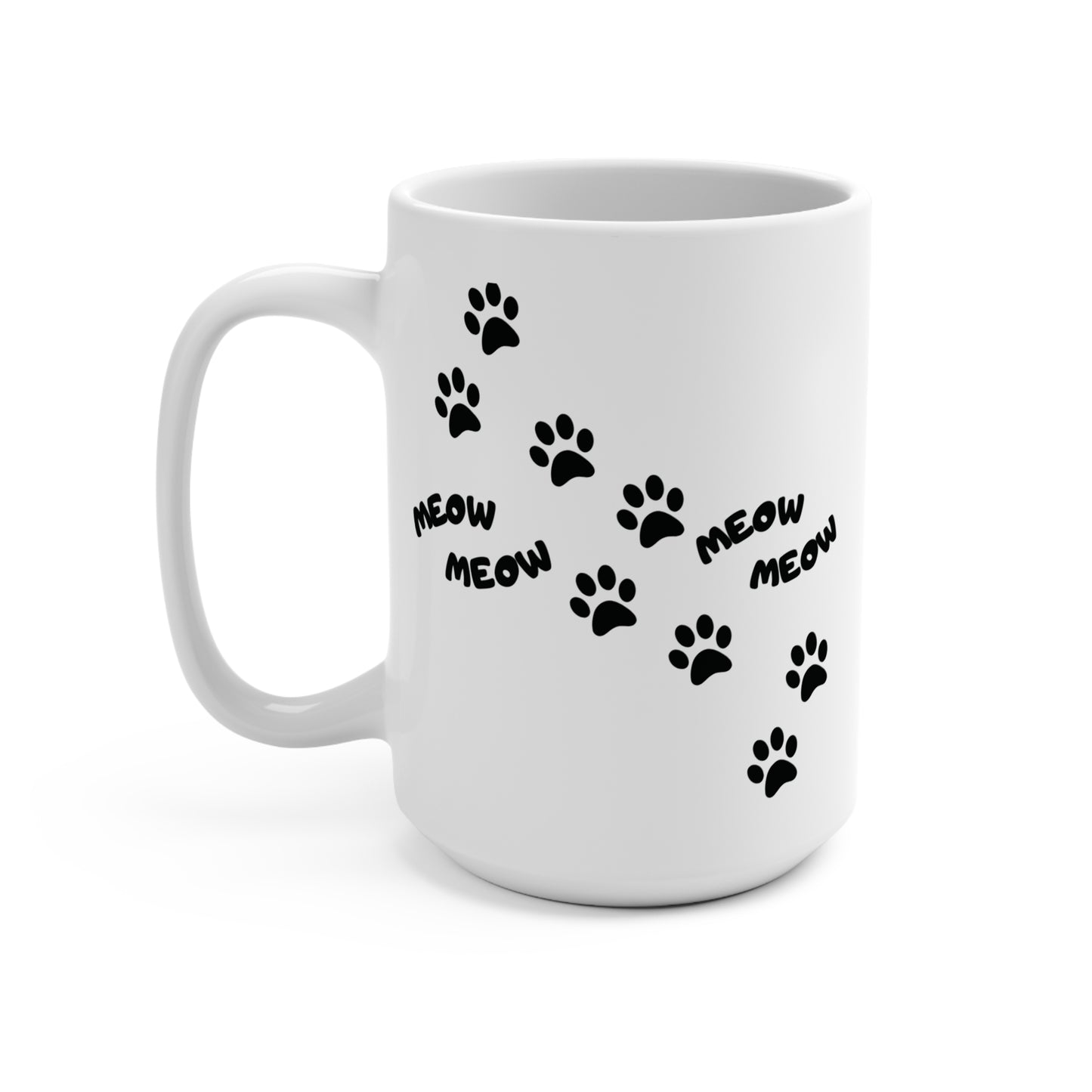 World’s Best Cat Mom Coffee Mug Cute Pet Lover Gift for Women Cat Owner Tea Cup Kitty Mom Present for Birthday or Mother’s Day