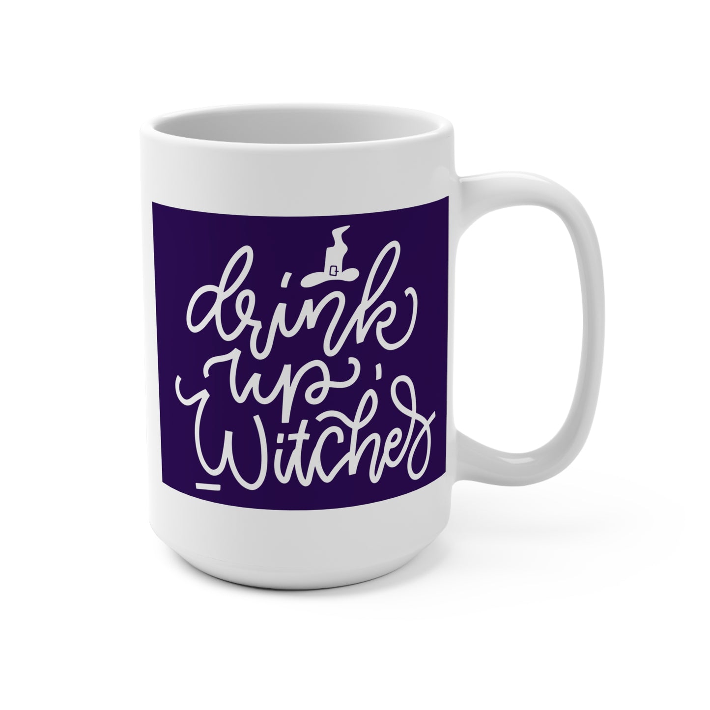 Drink Up Witches Mug Funny Halloween Coffee Cup Witchy Fall Gift for Spooky Season Lovers or Autumn Vibes Home and Office Use