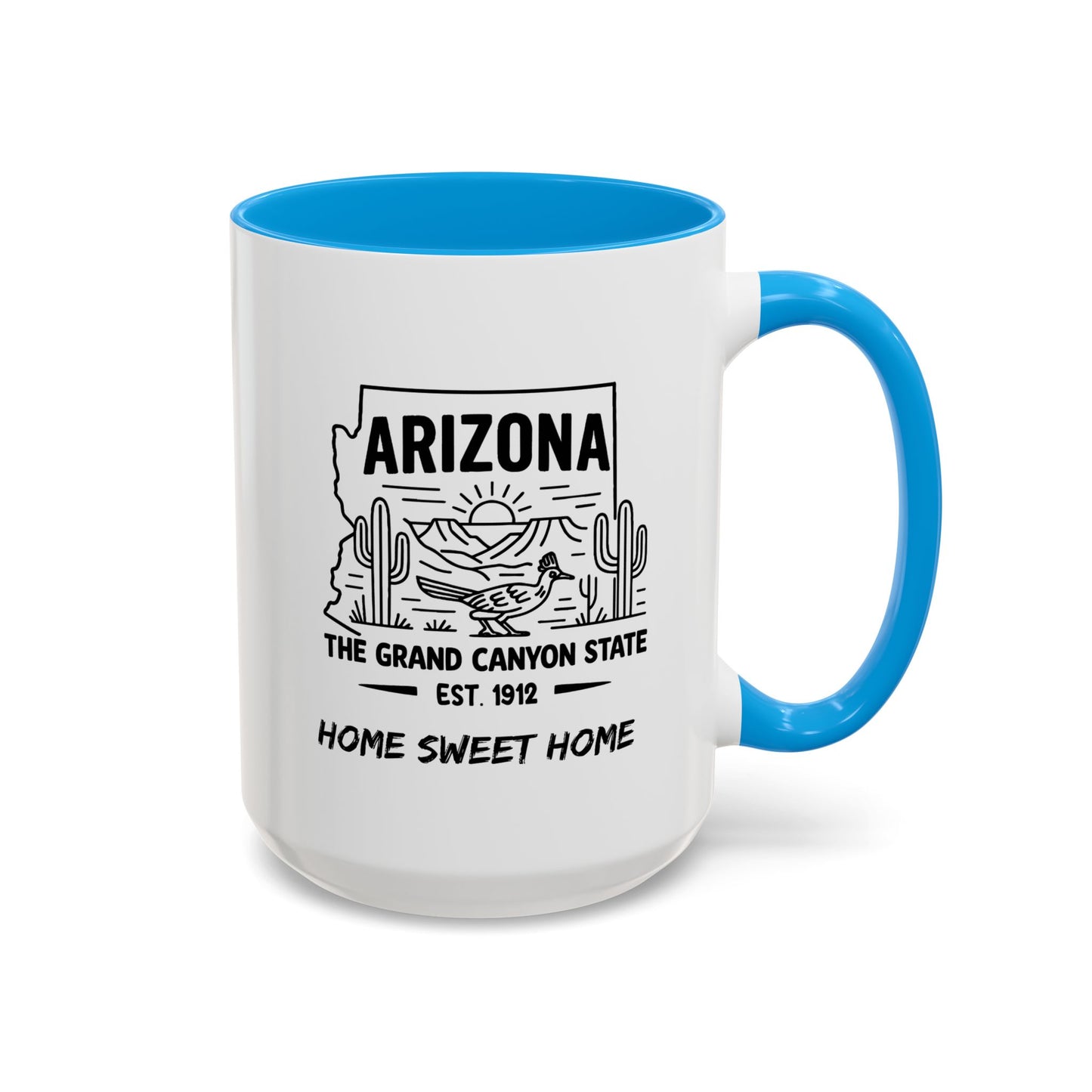 Arizona Home Sweet Home Mug State Pride Coffee Cup with Color Options Gift for Locals Travelers Housewarming Coffee Lover