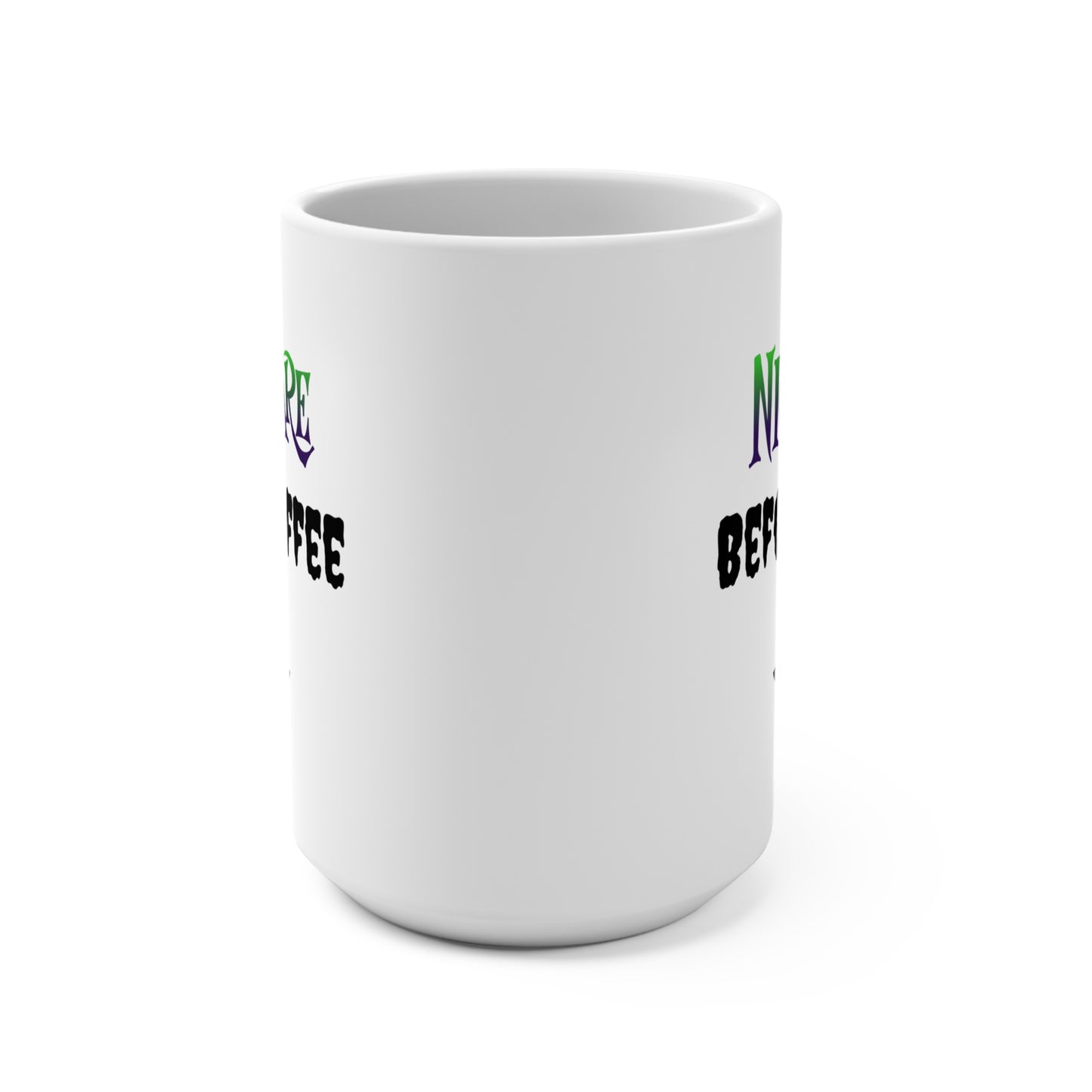 It’s a Nightmare Before Coffee Mug Funny Freddy Inspired Cup Horror Movie Gift for Scary Film Fans Halloween or Creepy Morning Mood