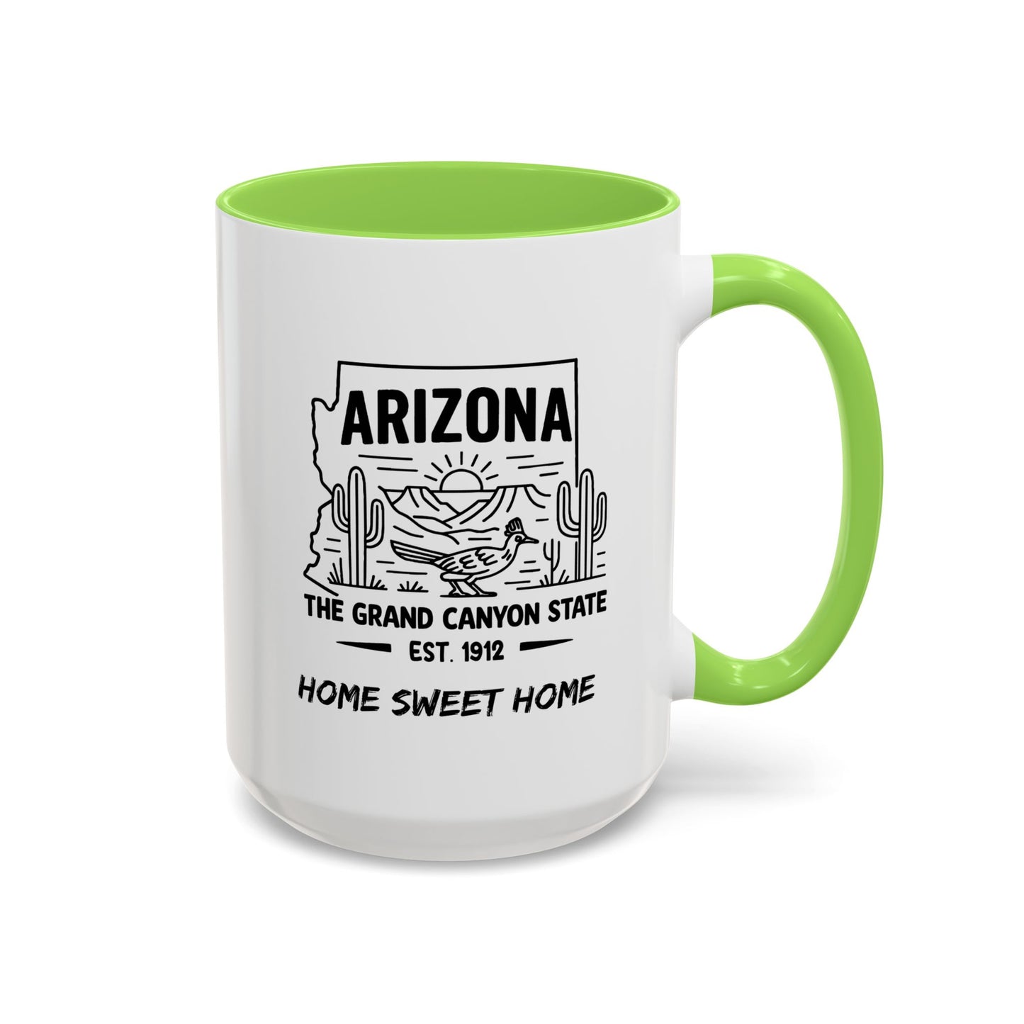 Arizona Home Sweet Home Mug State Pride Coffee Cup with Color Options Gift for Locals Travelers Housewarming Coffee Lover