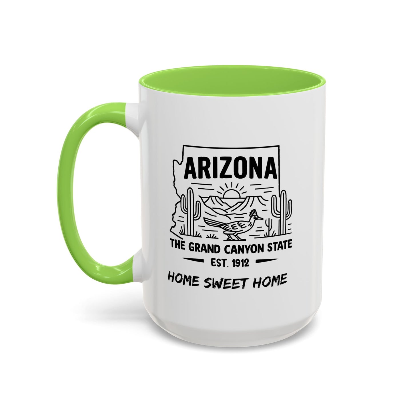 Arizona Home Sweet Home Mug State Pride Coffee Cup with Color Options Gift for Locals Travelers Housewarming Coffee Lover