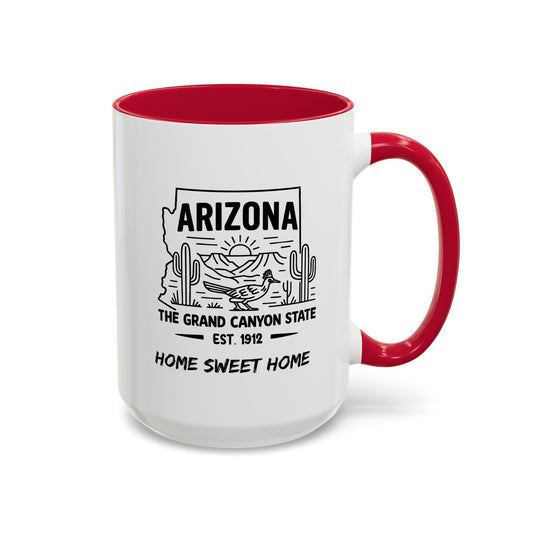 Arizona Home Sweet Home Mug State Pride Coffee Cup with Color Options Gift for Locals Travelers Housewarming Coffee Lover