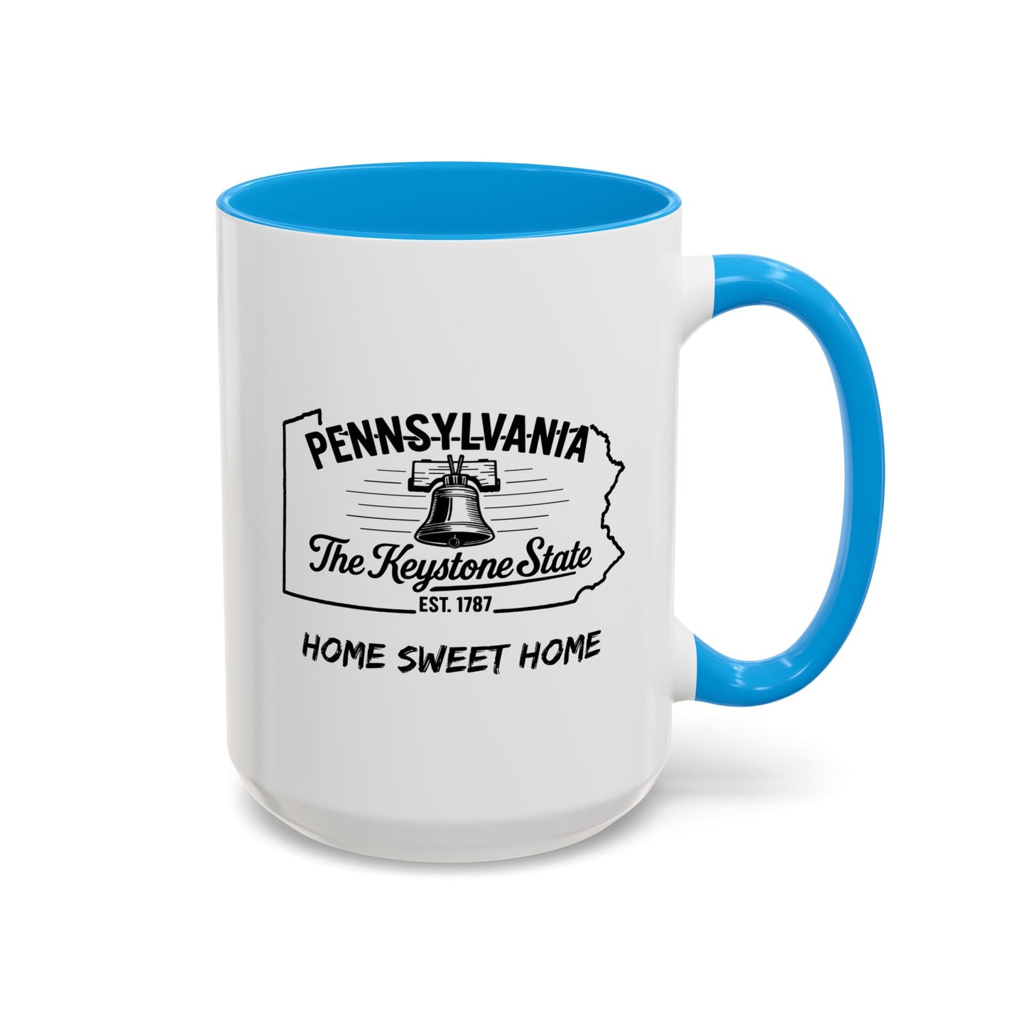 Pennsylvania Home Sweet Home Mug State Pride Coffee Cup with Color Options Gift for Locals Travelers Housewarming Coffee Lover