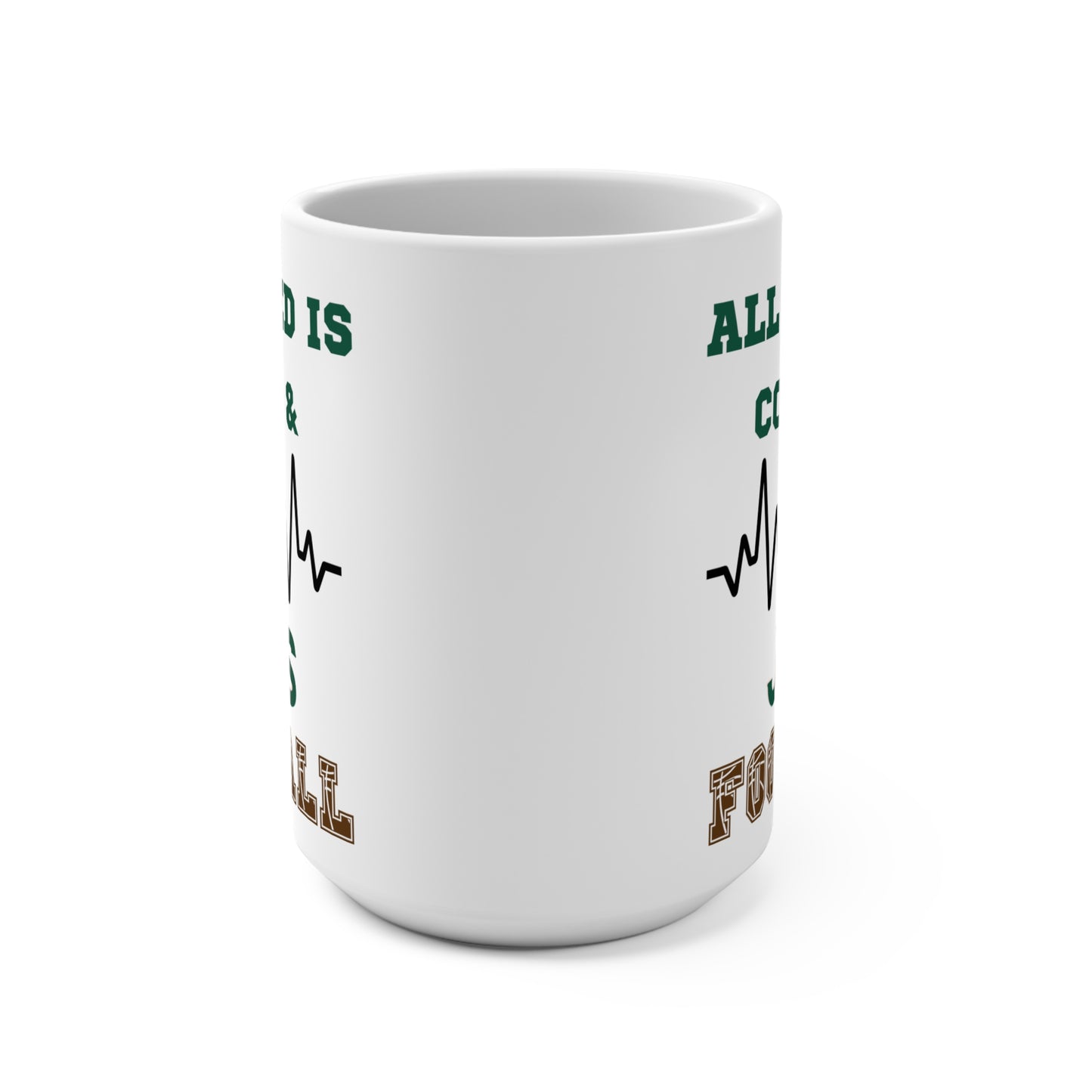 All I Need Is Coffee and Jets Football Mug Funny New York Fan Gift for NFL Lovers Game Day Tailgate or Morning Coffee Fix