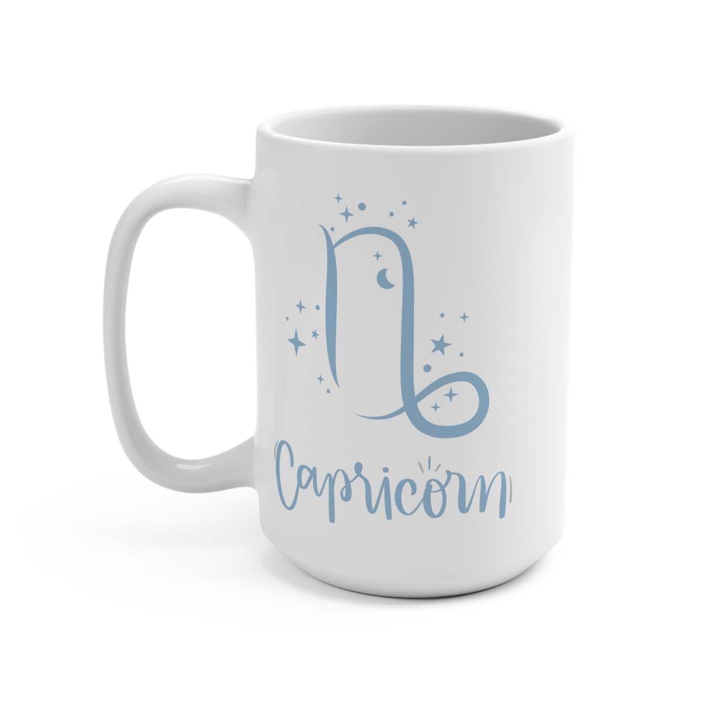 ♑ Capricorn Zodiac Mug – Astrology Gift for Capricorn Sign – Celestial Coffee Cup for January Birthday – Ambitious Capricorn Star Mug