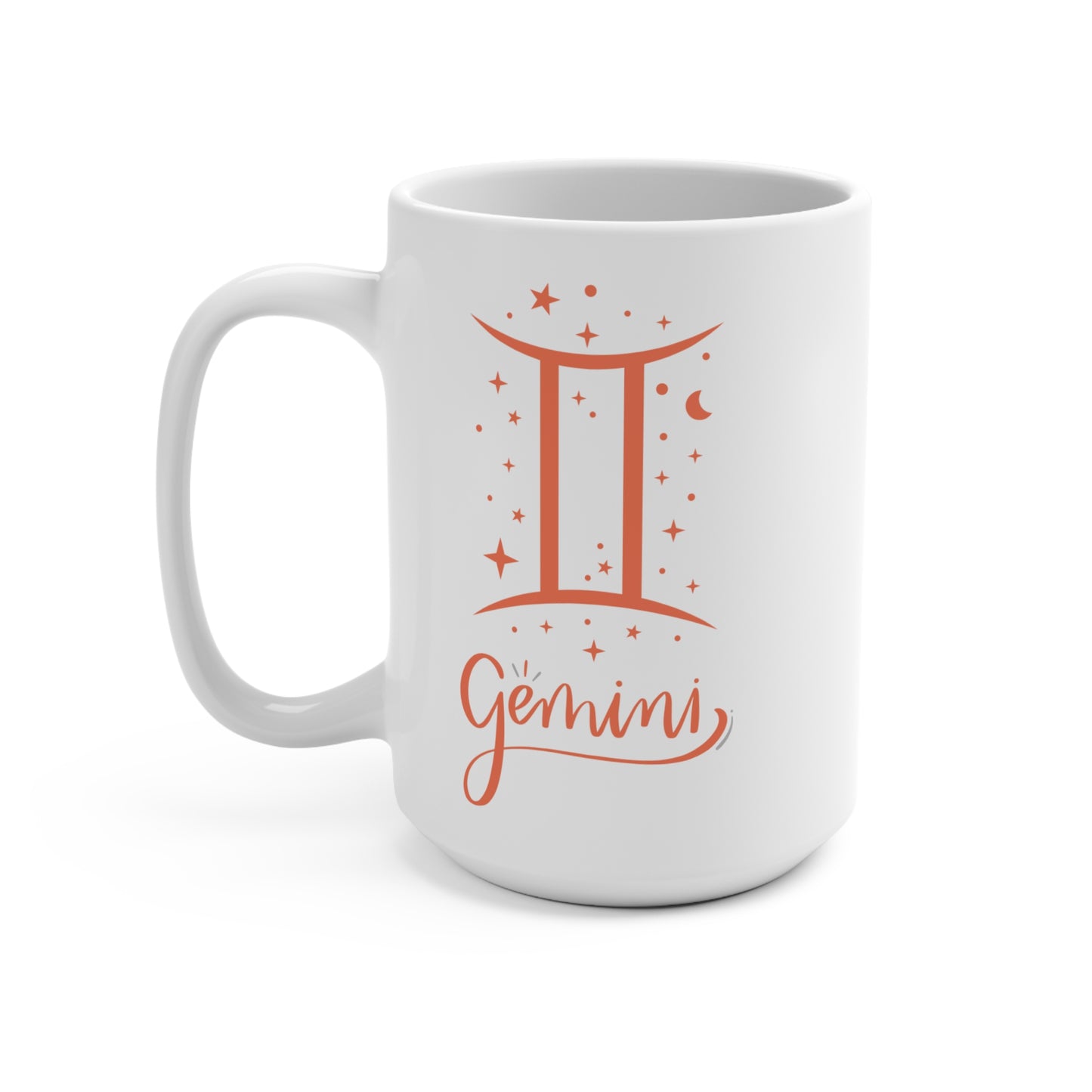 ♊ Gemini Zodiac Mug – Astrology Gift for Gemini Sign – Celestial Coffee Cup for June Birthday – Playful Gemini Star Sign Mug