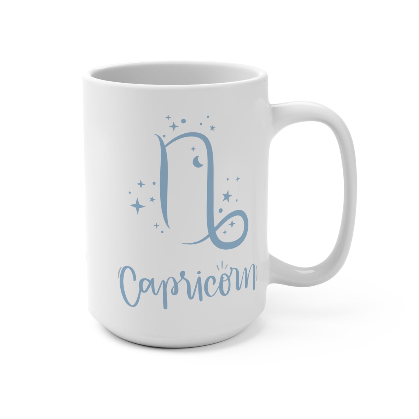 ♑ Capricorn Zodiac Mug – Astrology Gift for Capricorn Sign – Celestial Coffee Cup for January Birthday – Ambitious Capricorn Star Mug