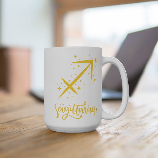 ♐ Sagittarius Zodiac Mug – Astrology Gift for Sagittarius Sign – Celestial Coffee Cup for December Birthday – Adventurous Sag Star Sign Mug