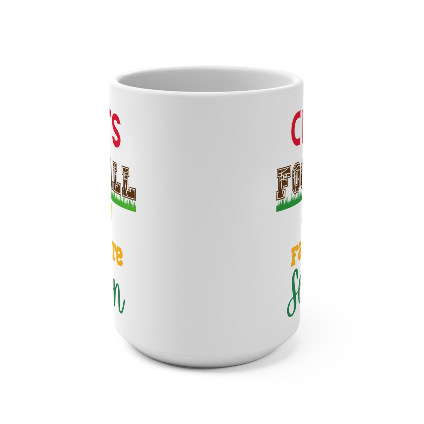 Chiefs Football Is My Favorite Season Mug Funny Kansas City Fan Gift for NFL Lovers Game Day Coffee or Fall Tailgate Cup
