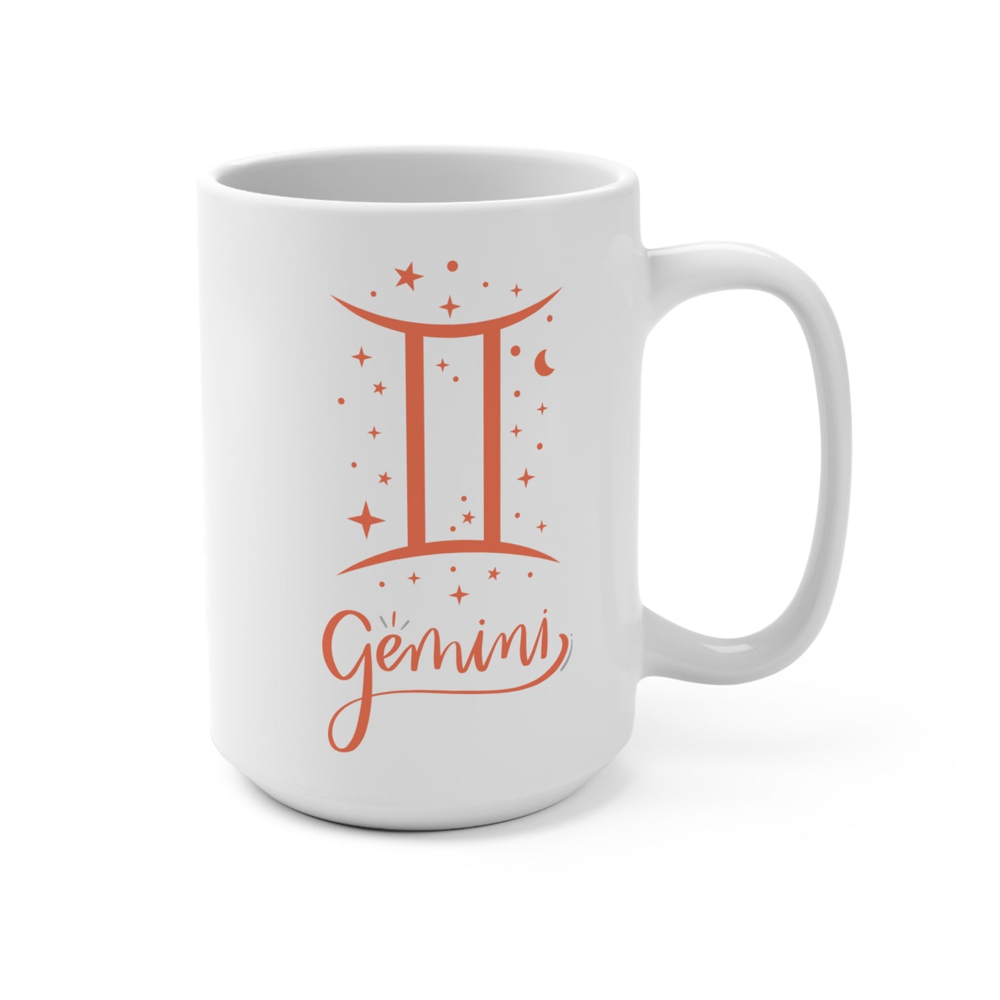 ♊ Gemini Zodiac Mug – Astrology Gift for Gemini Sign – Celestial Coffee Cup for June Birthday – Playful Gemini Star Sign Mug