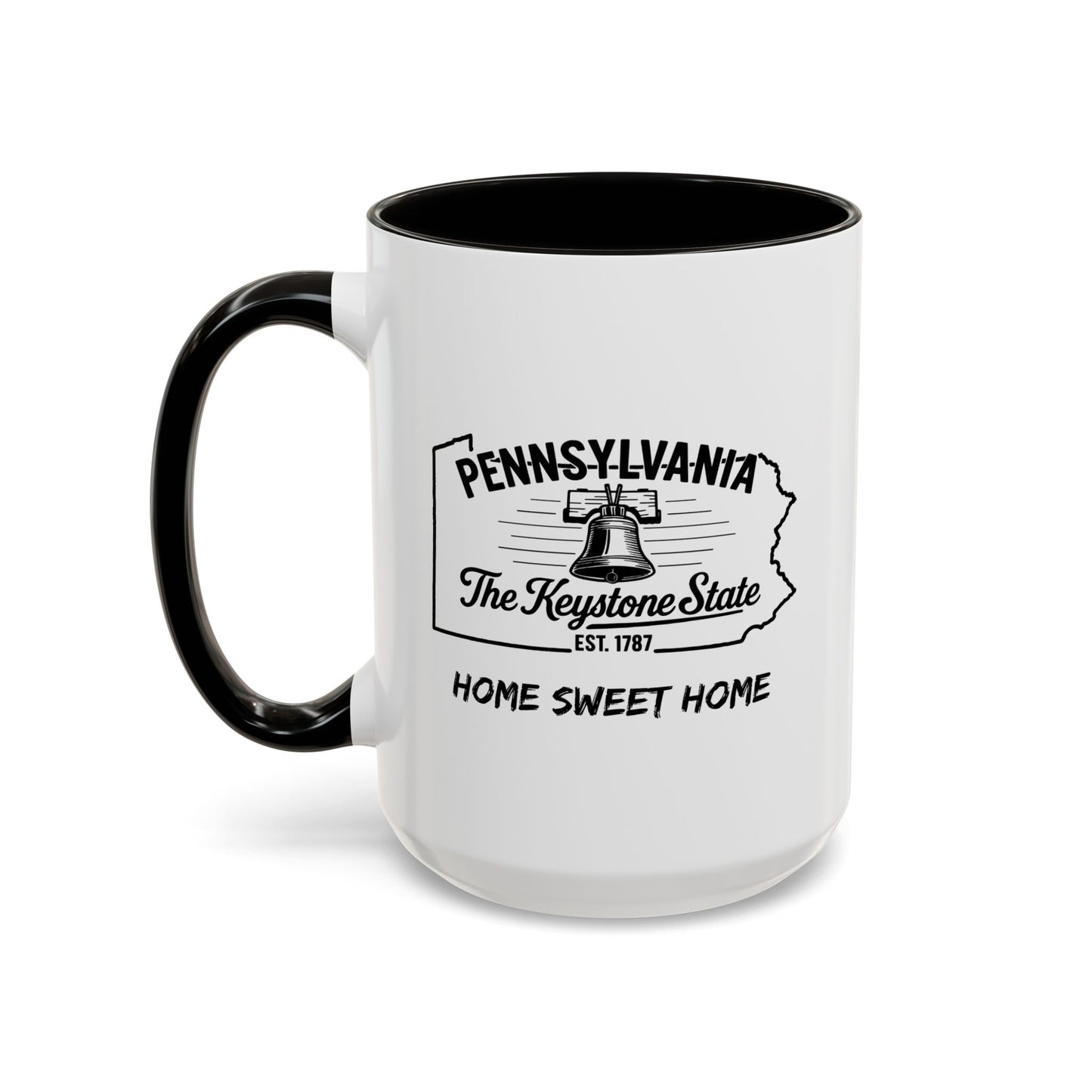 Pennsylvania Home Sweet Home Mug State Pride Coffee Cup with Color Options Gift for Locals Travelers Housewarming Coffee Lover
