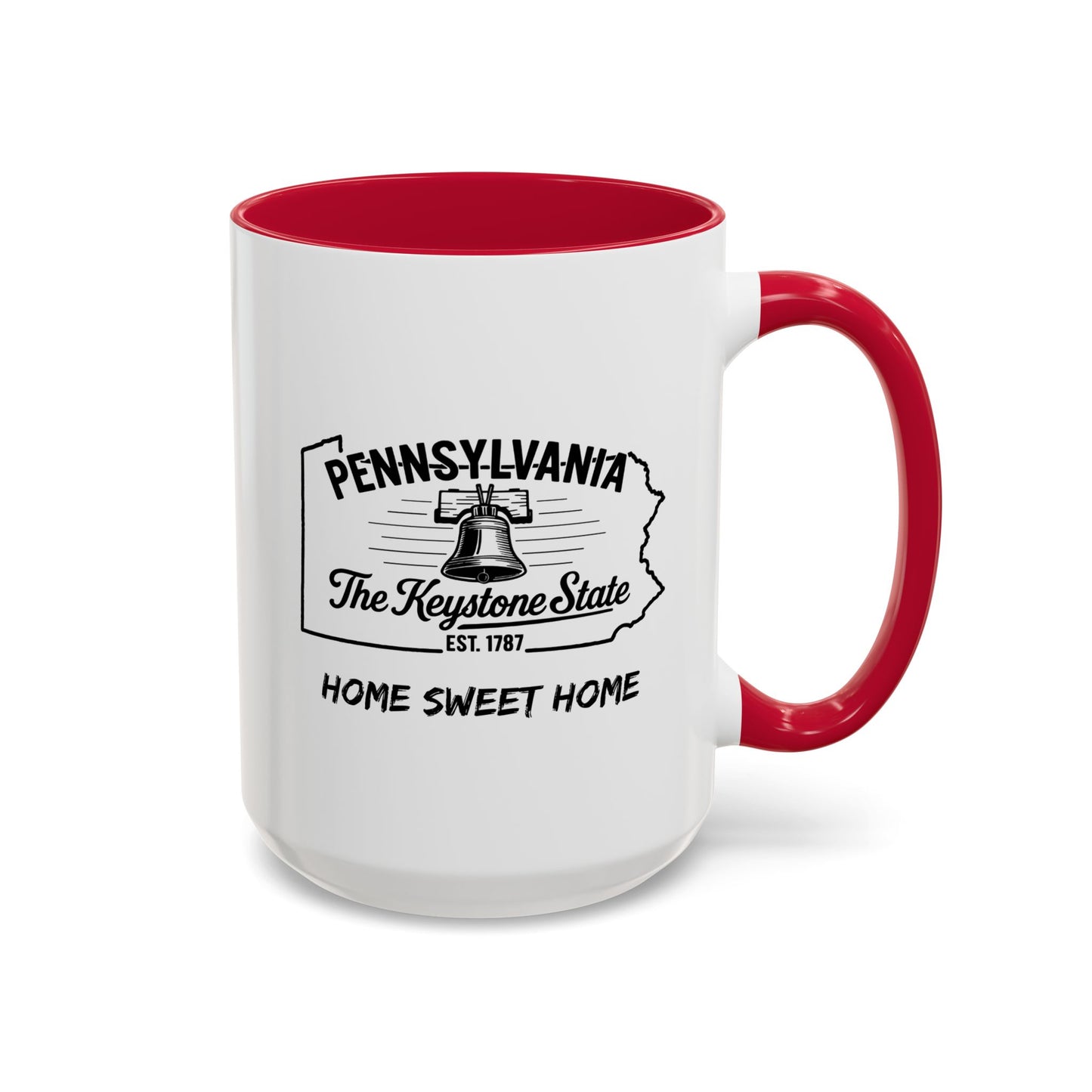 Pennsylvania Home Sweet Home Mug State Pride Coffee Cup with Color Options Gift for Locals Travelers Housewarming Coffee Lover