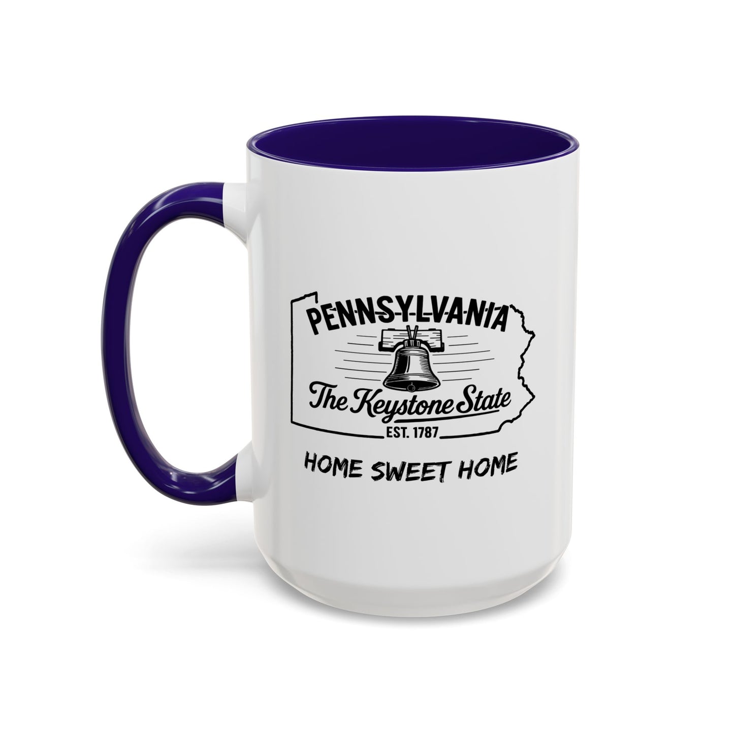 Pennsylvania Home Sweet Home Mug State Pride Coffee Cup with Color Options Gift for Locals Travelers Housewarming Coffee Lover