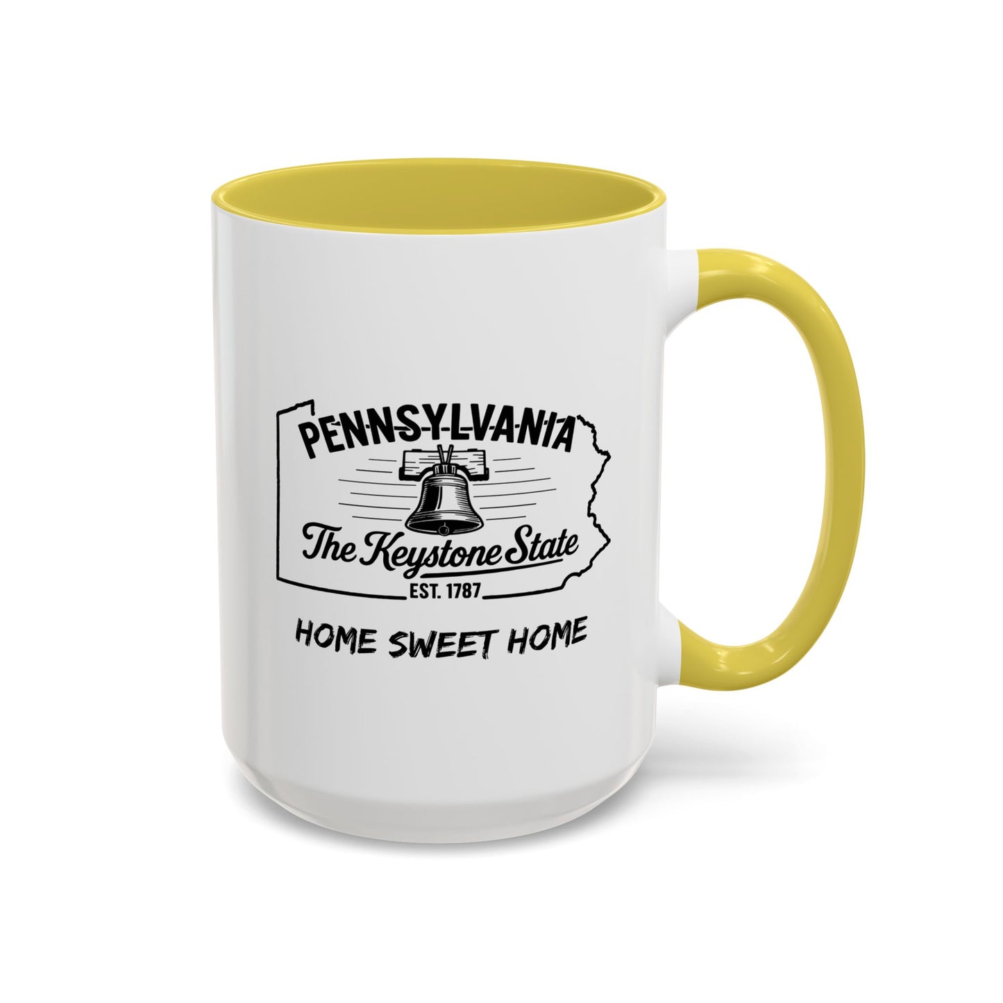 Pennsylvania Home Sweet Home Mug State Pride Coffee Cup with Color Options Gift for Locals Travelers Housewarming Coffee Lover