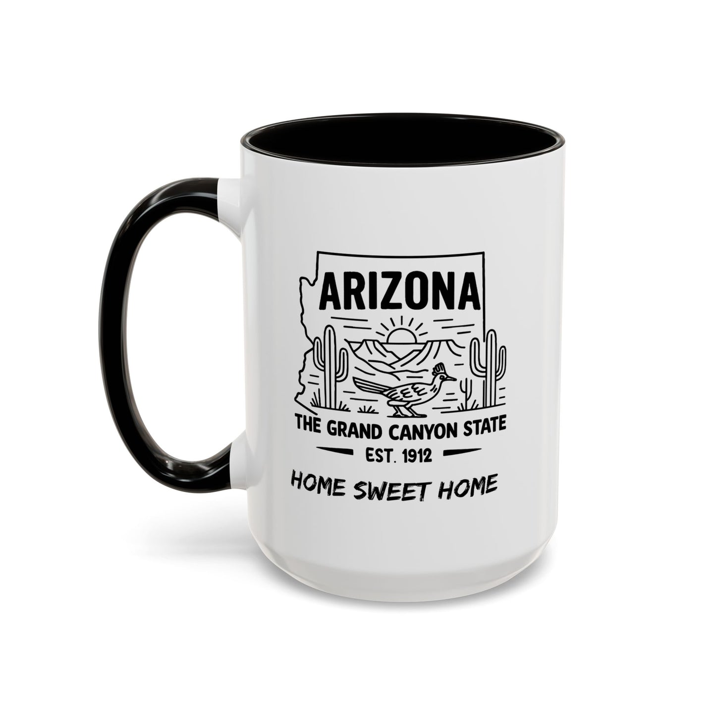 Arizona Home Sweet Home Mug State Pride Coffee Cup with Color Options Gift for Locals Travelers Housewarming Coffee Lover