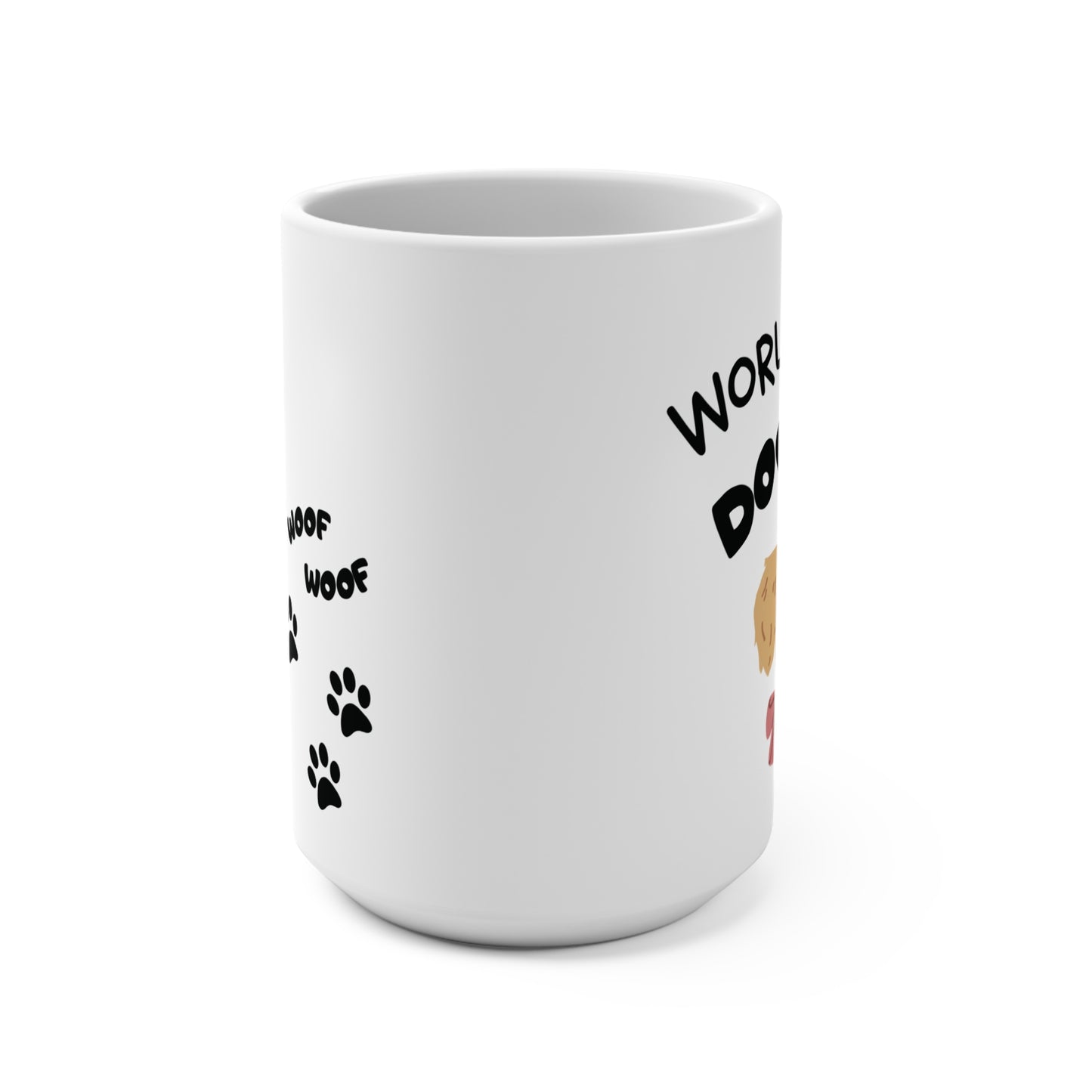 World’s Best Dog Mom Coffee Mug Cute Pet Lover Gift for Women Dog Owner Tea Cup Puppy Mom Present for Birthday or Mother’s Day