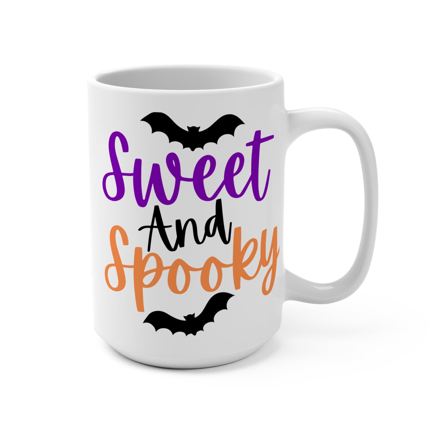 Sweet and Spooky Mug Cute Halloween Coffee Cup Funny Fall Gift for Ghost Lovers Cozy Autumn Vibes or Spooky Season Fans