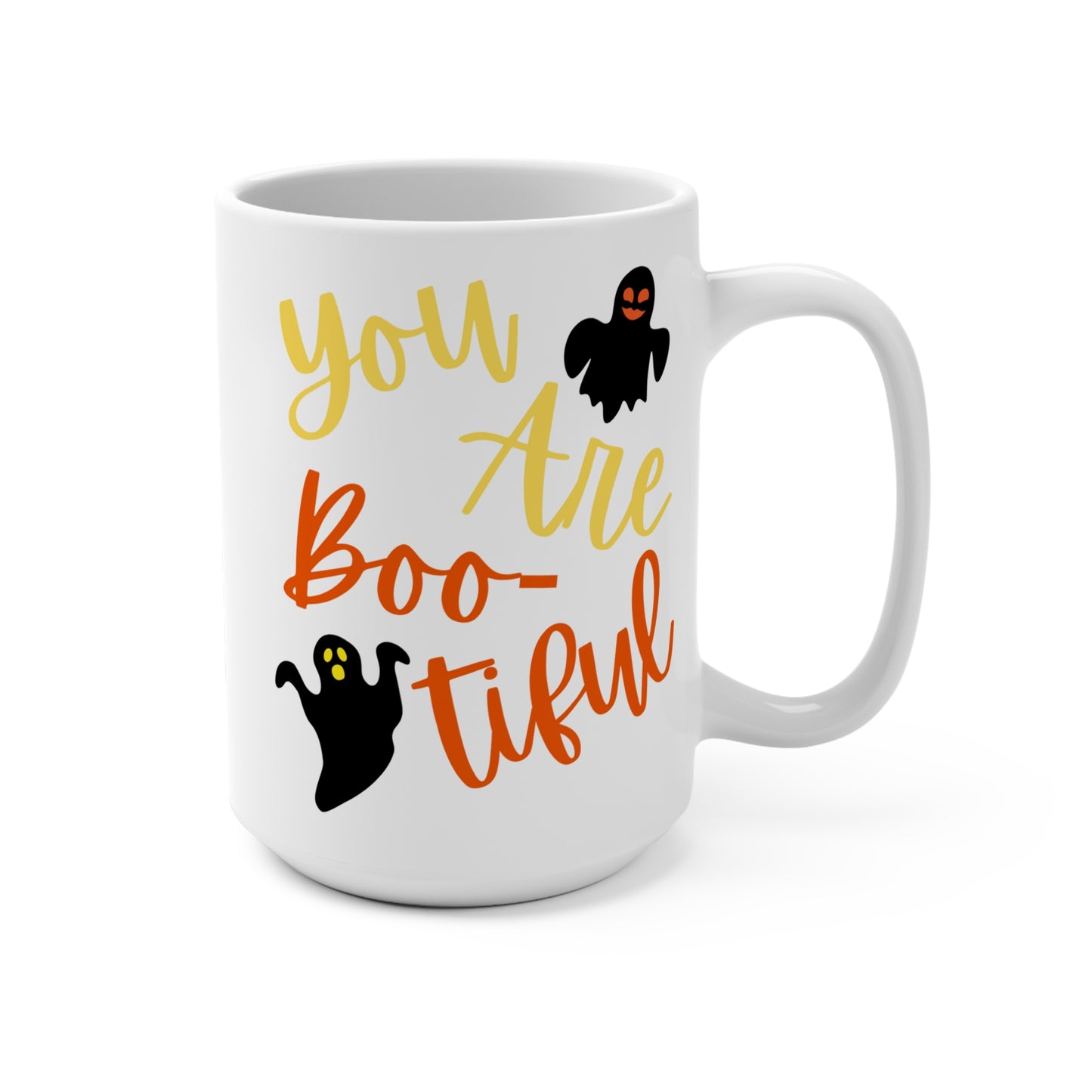 You Are Boo-tiful Mug Cute Ghost Halloween Coffee Cup Funny Spooky Gift for Her Fall Season Lover or Sweet Ghostly Surprise