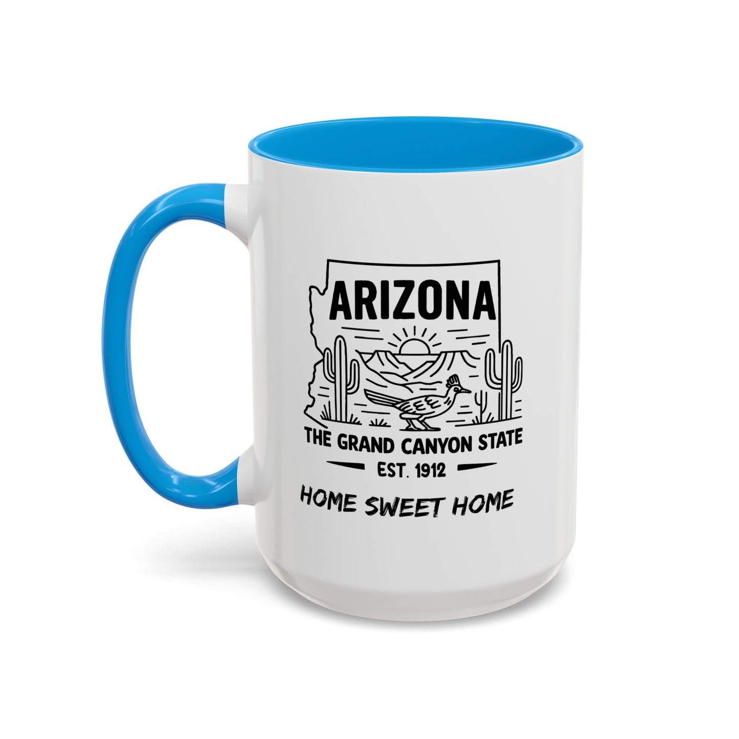 Arizona Home Sweet Home Mug State Pride Coffee Cup with Color Options Gift for Locals Travelers Housewarming Coffee Lover