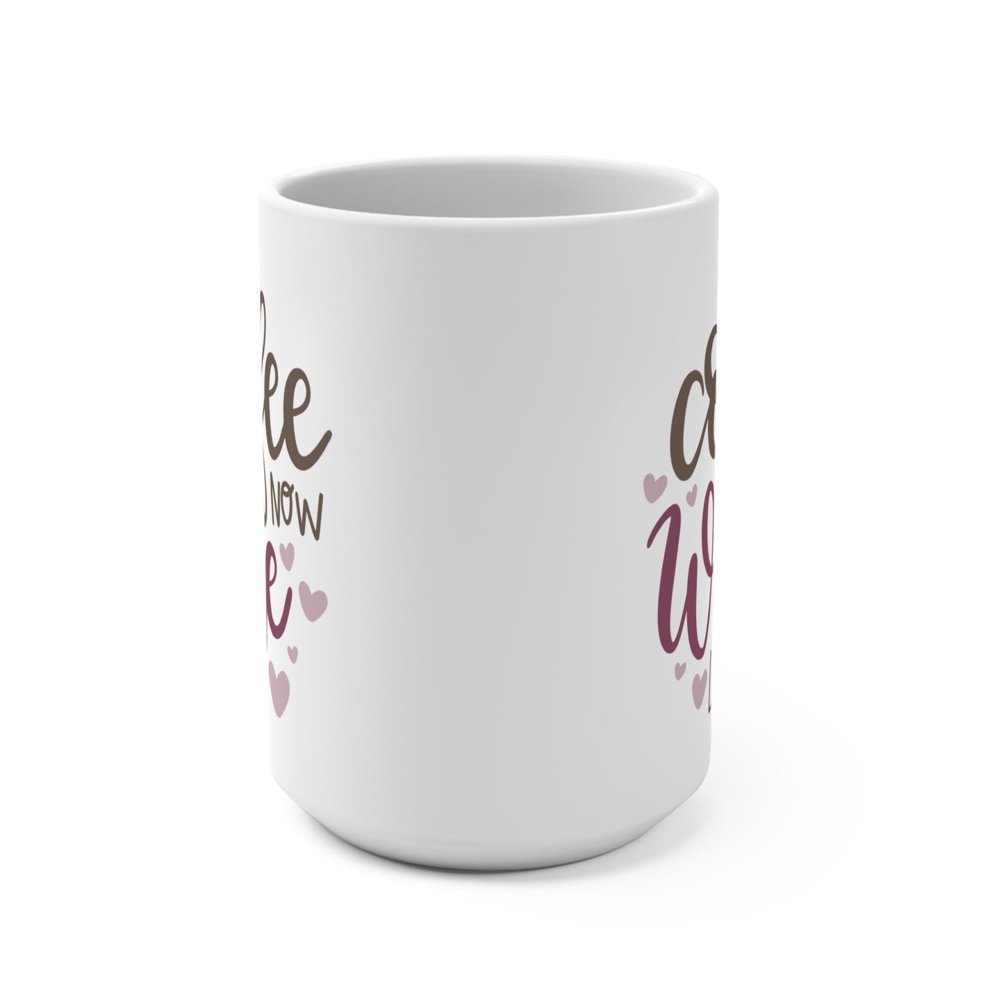 Coffee Now Wine Later Mug Funny Coffee and Wine Lover Gift Ceramic Cup Day to Night Humor Mug for Women Mom Life Cup Boss Babe Drinkware