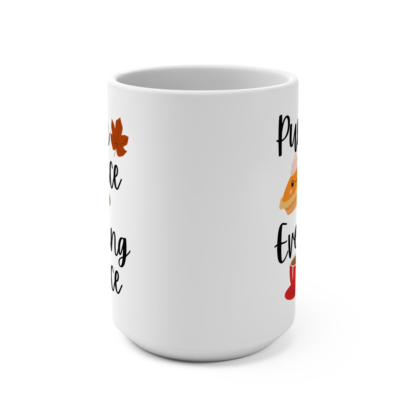 Pumpkin Spice and Everything Nice Mug Cute Fall Coffee Cup Autumn Gift for PSL Lovers Cozy Tea Drinkers or Seasonal Home Vibes