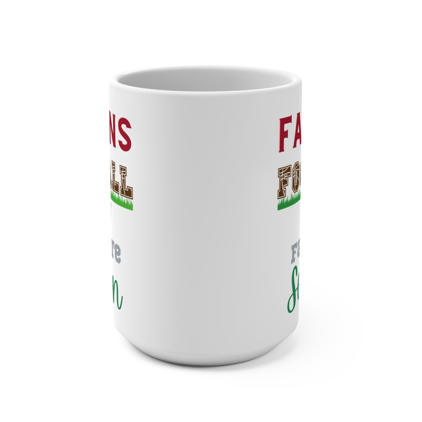 Falcons Football Is My Favorite Season Mug Funny Atlanta Fan Gift for NFL Lovers Game Day Coffee or Fall Tailgate Cup