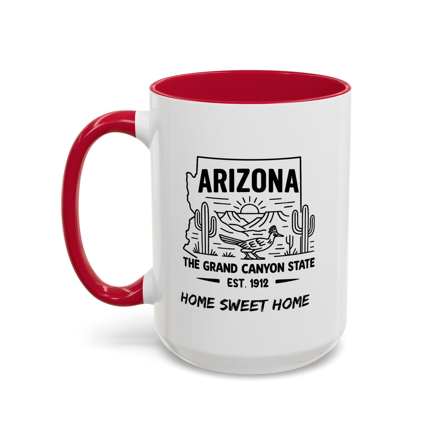 Arizona Home Sweet Home Mug State Pride Coffee Cup with Color Options Gift for Locals Travelers Housewarming Coffee Lover