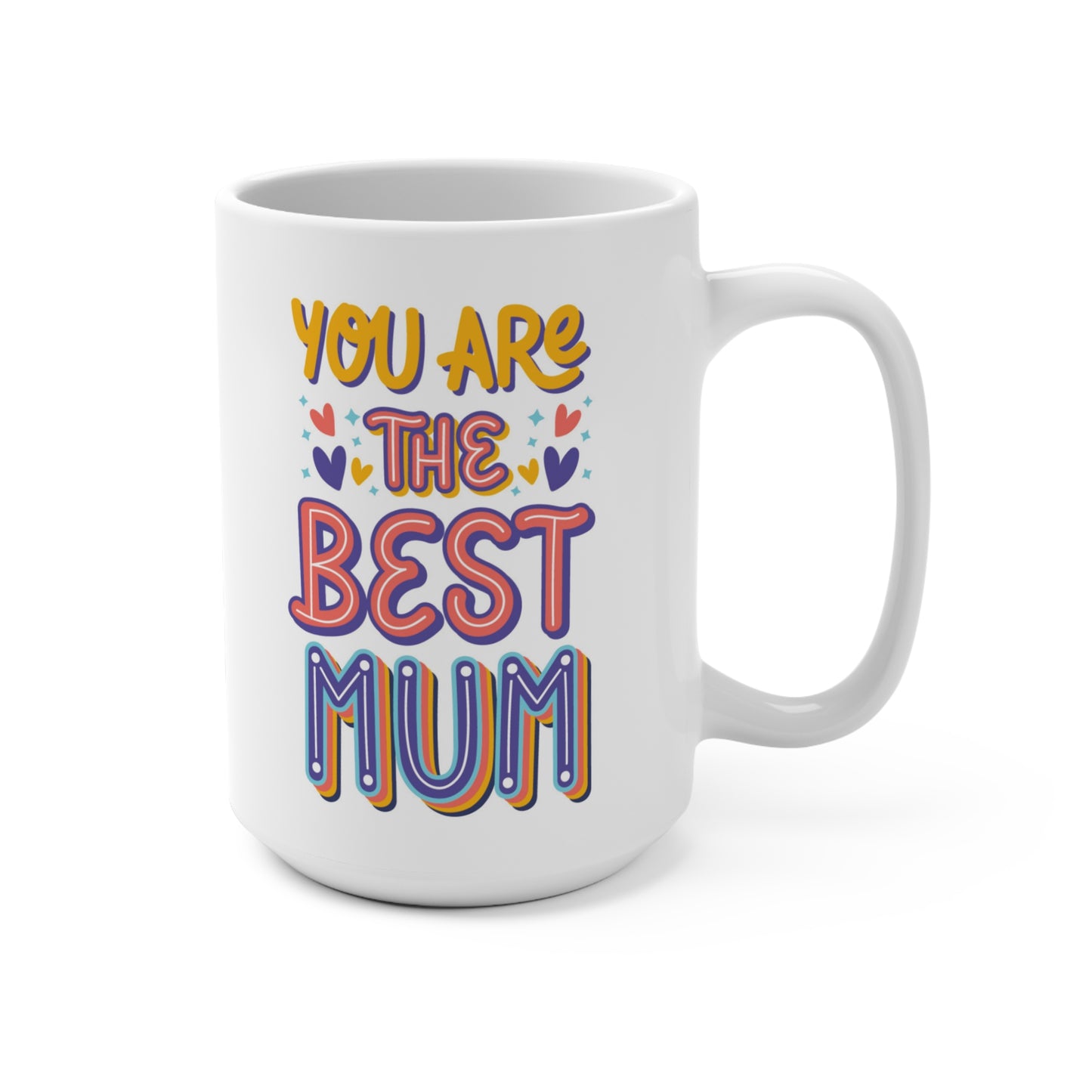 You Are the Best Mum Coffee Mug Cute Gift for Mother Tea Cup Birthday Present for Mum Mother’s Day Gift from Daughter or Son
