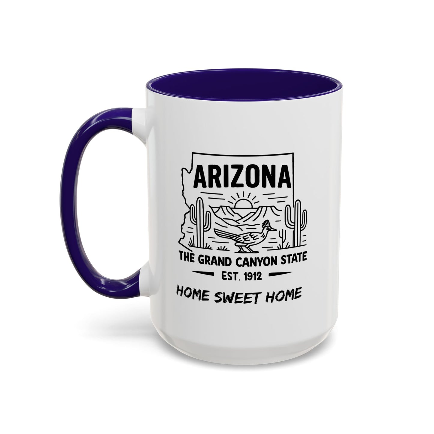 Arizona Home Sweet Home Mug State Pride Coffee Cup with Color Options Gift for Locals Travelers Housewarming Coffee Lover