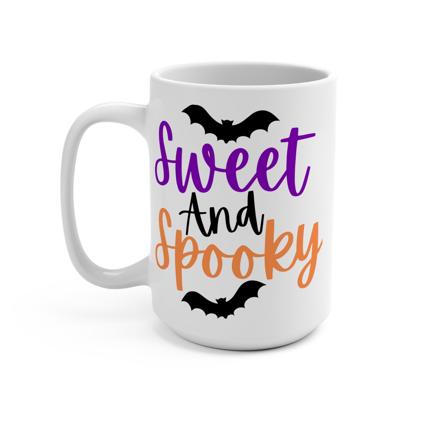 Sweet and Spooky Mug Cute Halloween Coffee Cup Funny Fall Gift for Ghost Lovers Cozy Autumn Vibes or Spooky Season Fans