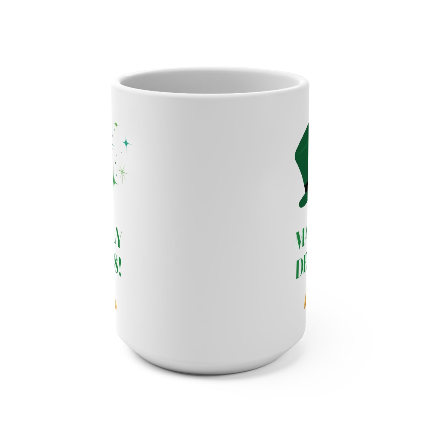 I’m Magically Delicious Coffee Mug Funny Cute Cup St Patrick’s Day Gift for Him or Her Shamrock Clover Holiday Mug