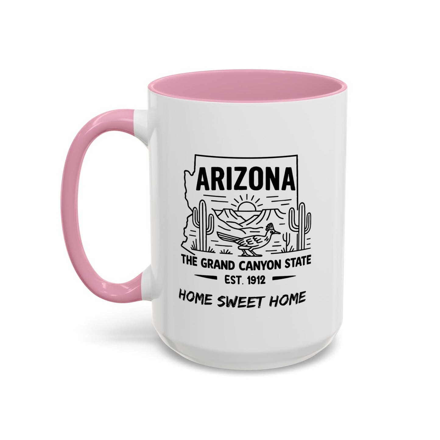 Arizona Home Sweet Home Mug State Pride Coffee Cup with Color Options Gift for Locals Travelers Housewarming Coffee Lover