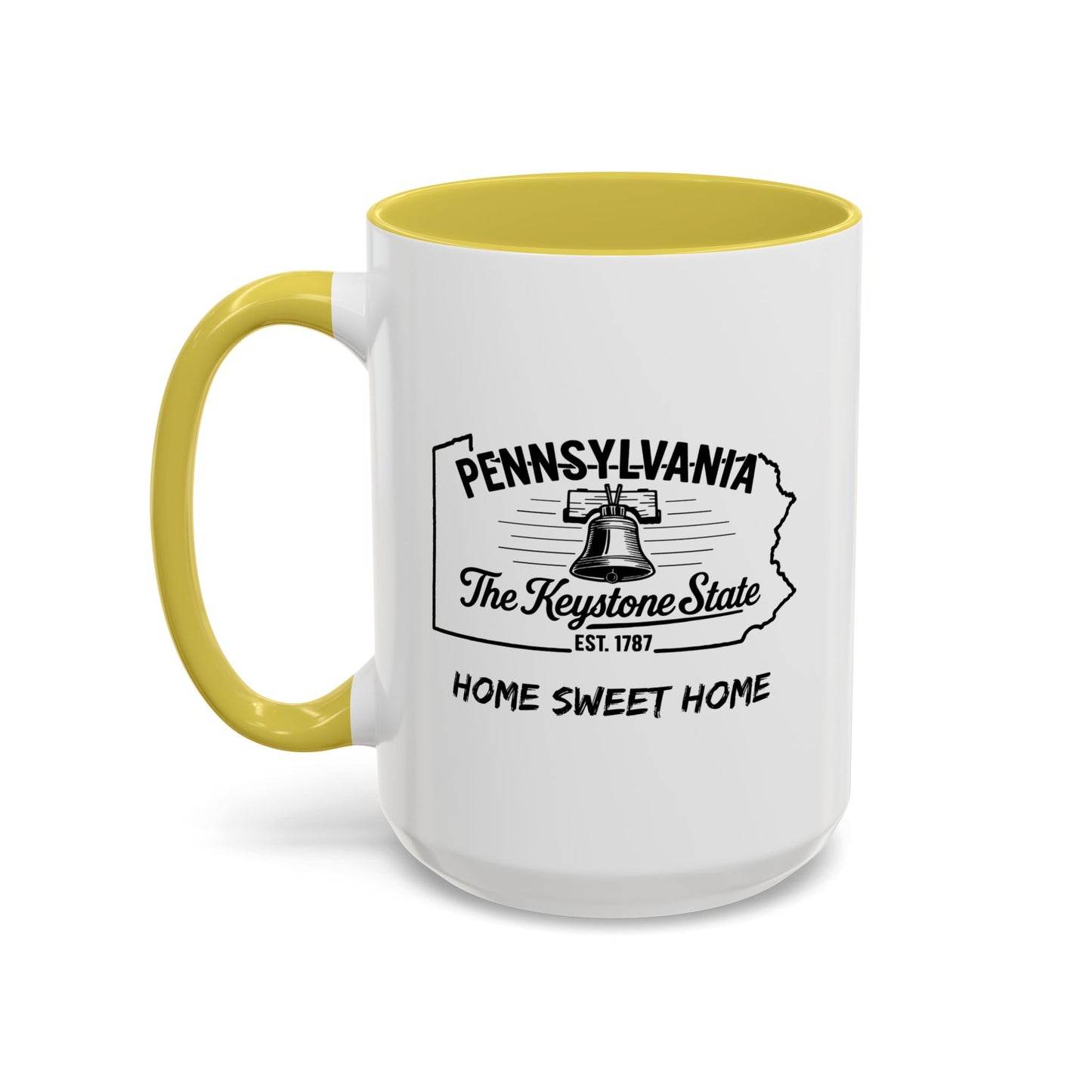 Pennsylvania Home Sweet Home Mug State Pride Coffee Cup with Color Options Gift for Locals Travelers Housewarming Coffee Lover