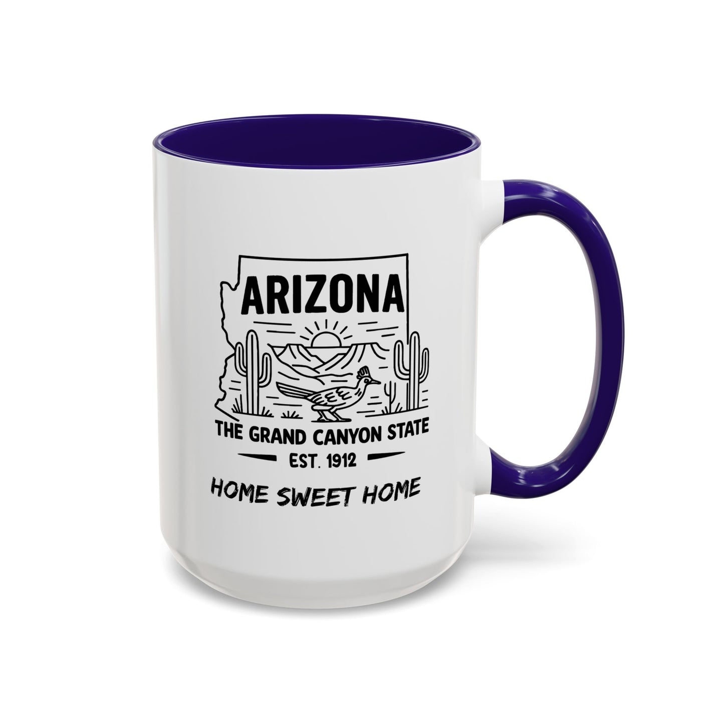 Arizona Home Sweet Home Mug State Pride Coffee Cup with Color Options Gift for Locals Travelers Housewarming Coffee Lover