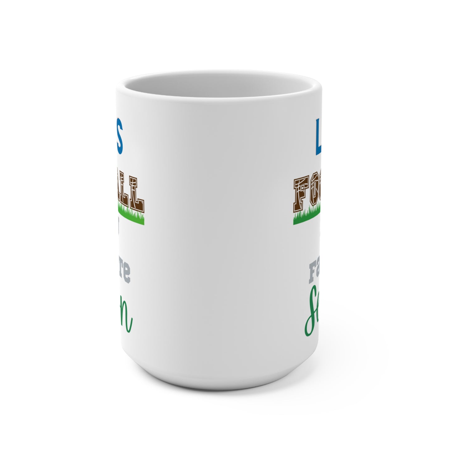 Lions Football Is My Favorite Season Mug Funny Detroit Fan Gift for NFL Lovers Game Day Coffee or Fall Tailgate Cup