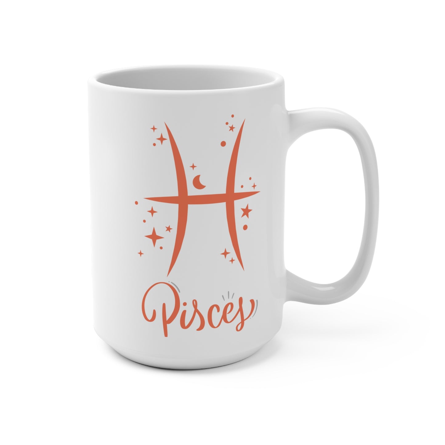♓ Pisces Zodiac Mug – Astrology Gift for Pisces Sign – Celestial Coffee Cup for March Birthday – Dreamy Pisces Star Sign Mug